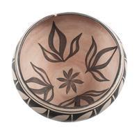 Polychrome Pottery, with Floral Designs