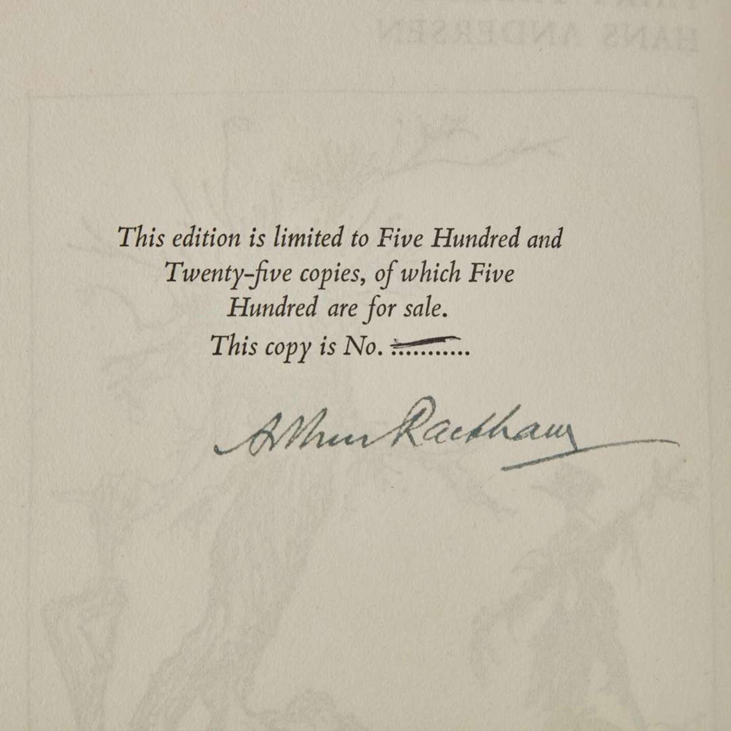 [Children's & Illustrated] [Rackham, Arthur] Andersen, Hans (Christian) Fairy Tales