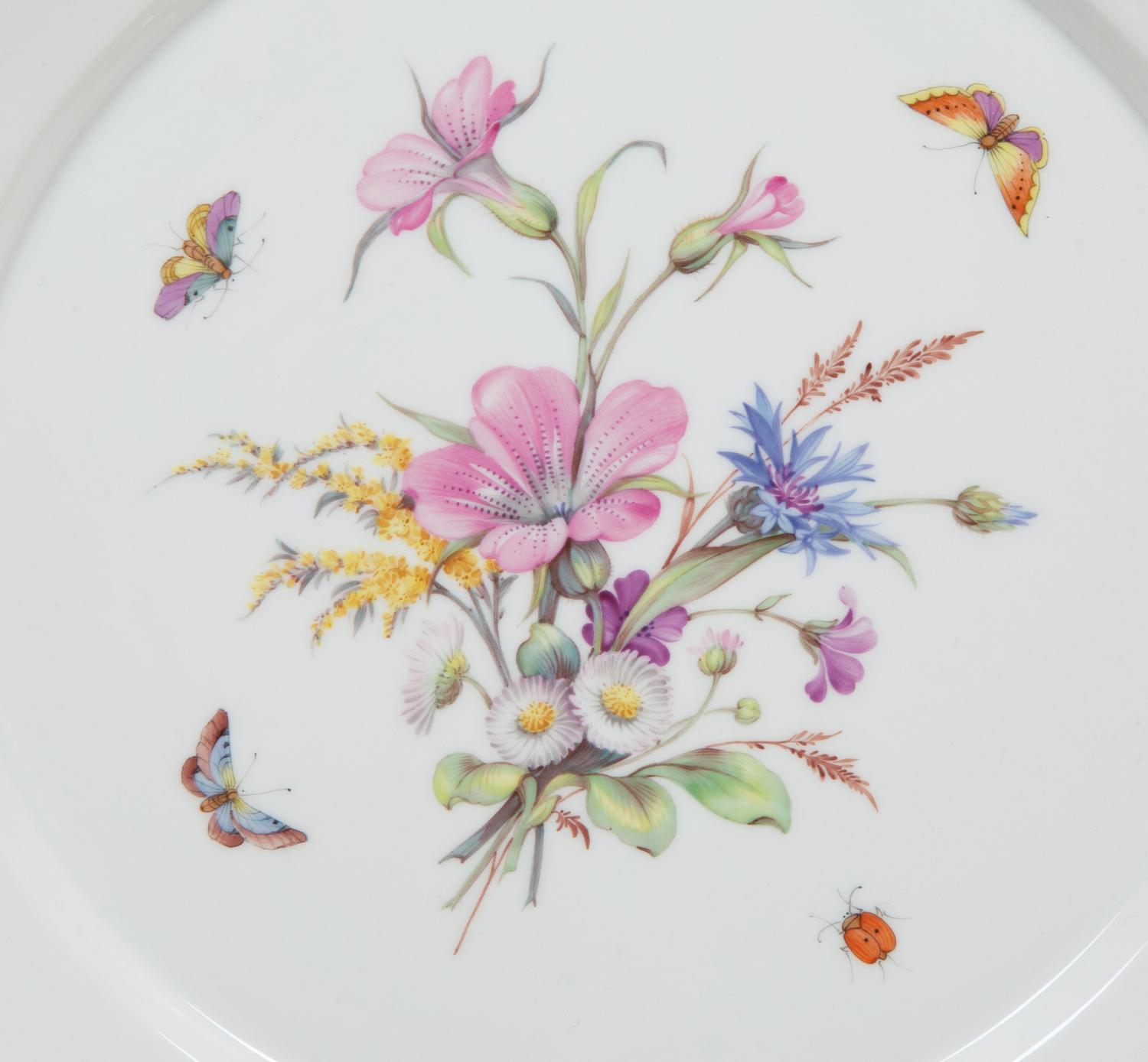 A Set of Twelve Berlin (K.P.M.) Porcelain Chargers