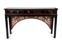 A Chinese Hardwood Lacquer and Parcel Gilt Altar Table — EARLY 20TH CENTURY