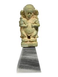 An Egyptian Faience Pataikos