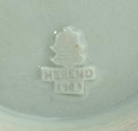 Two Herend Celadon Style Porcelain Vases