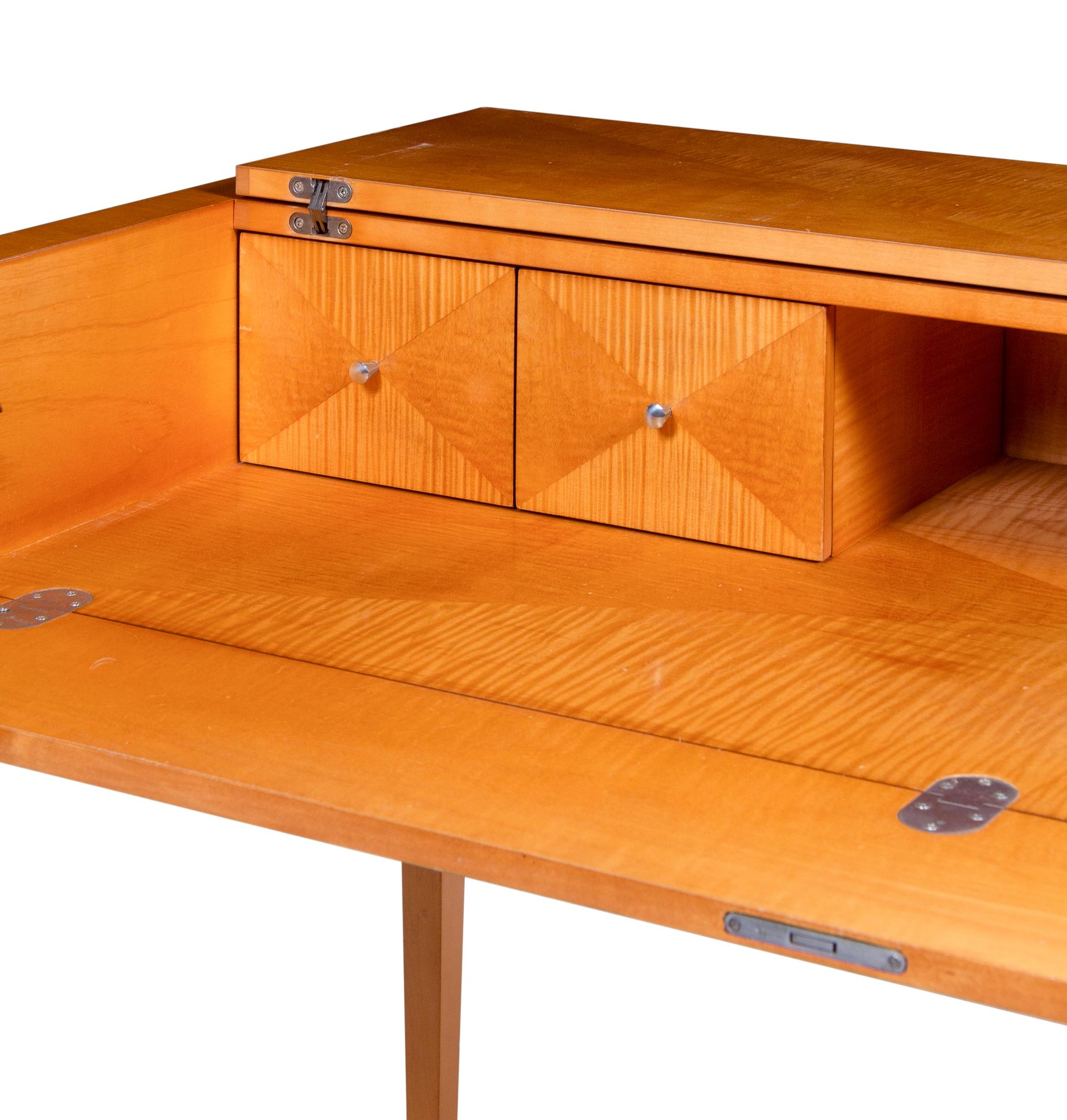A Barbara Berry for Baker Art Deco Style Writing Desk