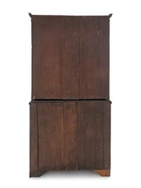A George III Mahogany Bureau Bookcase