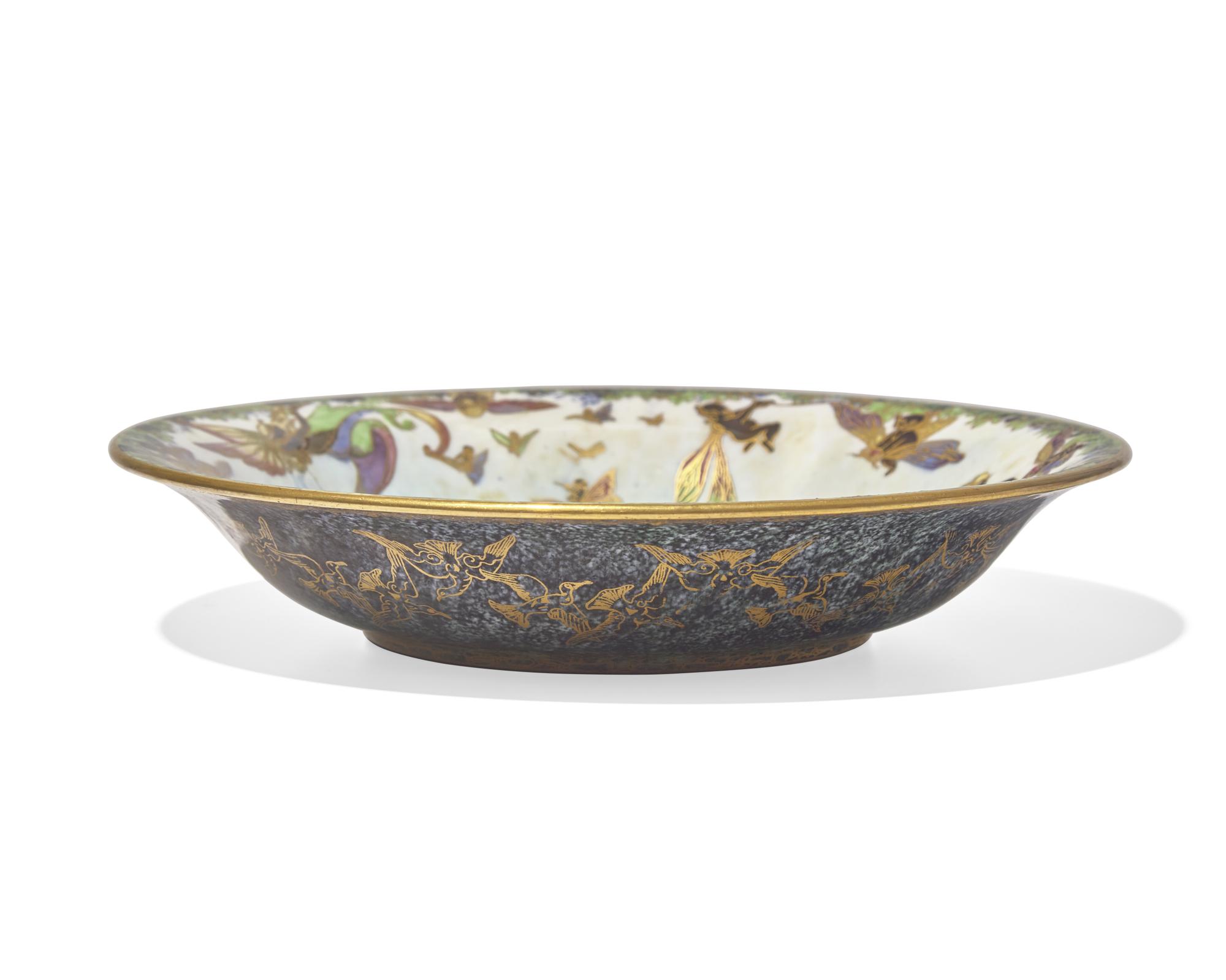 A Wedgwood Fairyland Lustreware 'Floating Fairies' Bowl