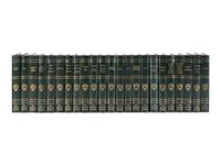 [BINDINGS]. A group of 94 volumes of Harvard Classics many in full leather bindings, including works related to history, literature, philosophy, and poetry.