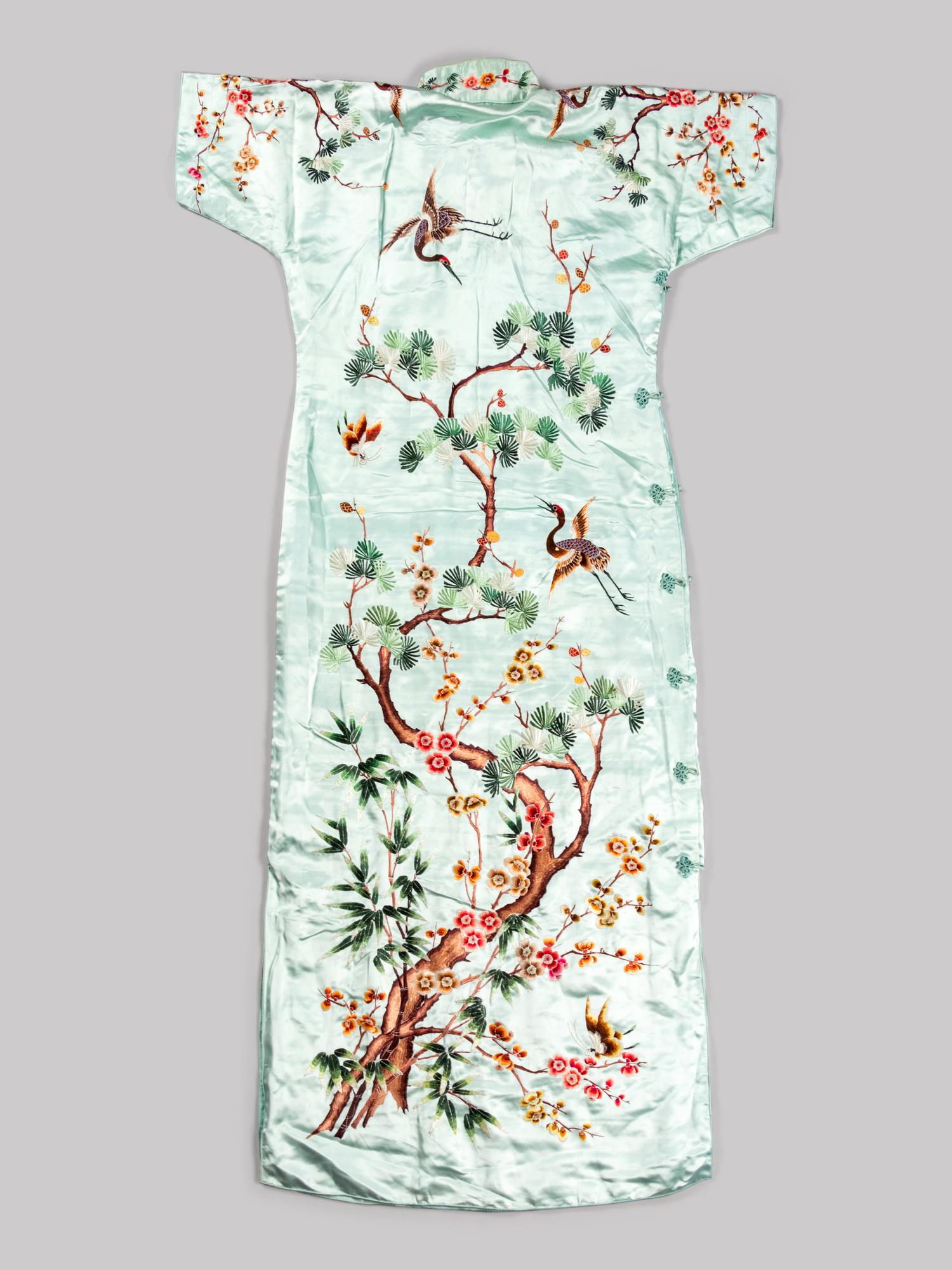 Three Chinese Silk Ladies' Cheongsam, Qipao