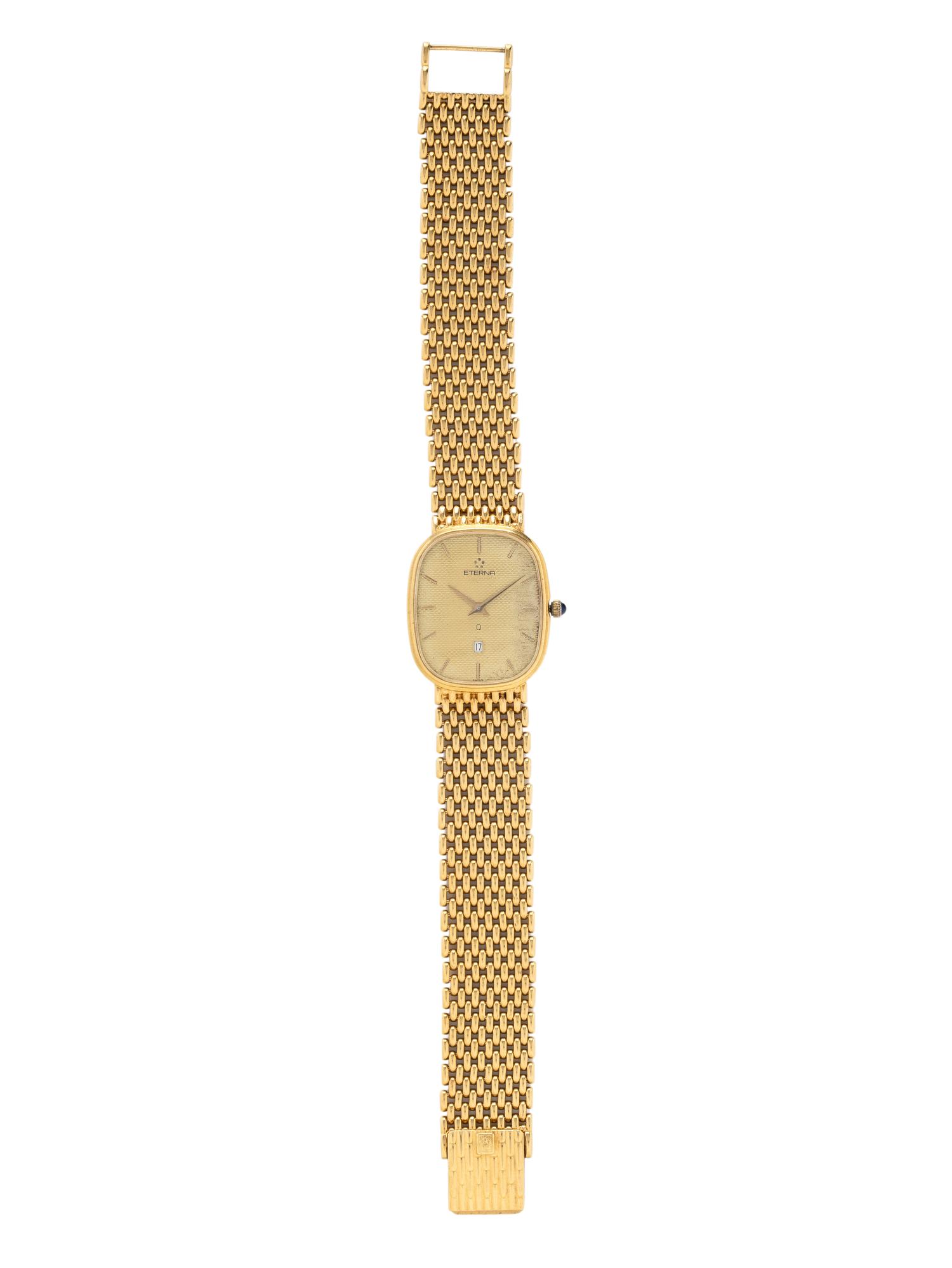 ETERNA, YELLOW GOLD DATE WATCH