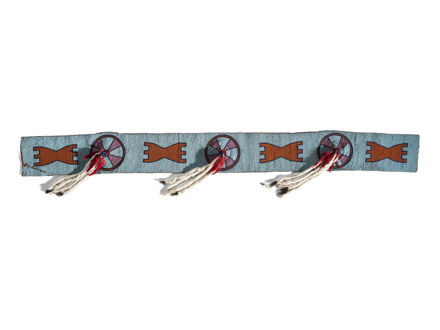 Blackfeet Beaded Blanket Strip