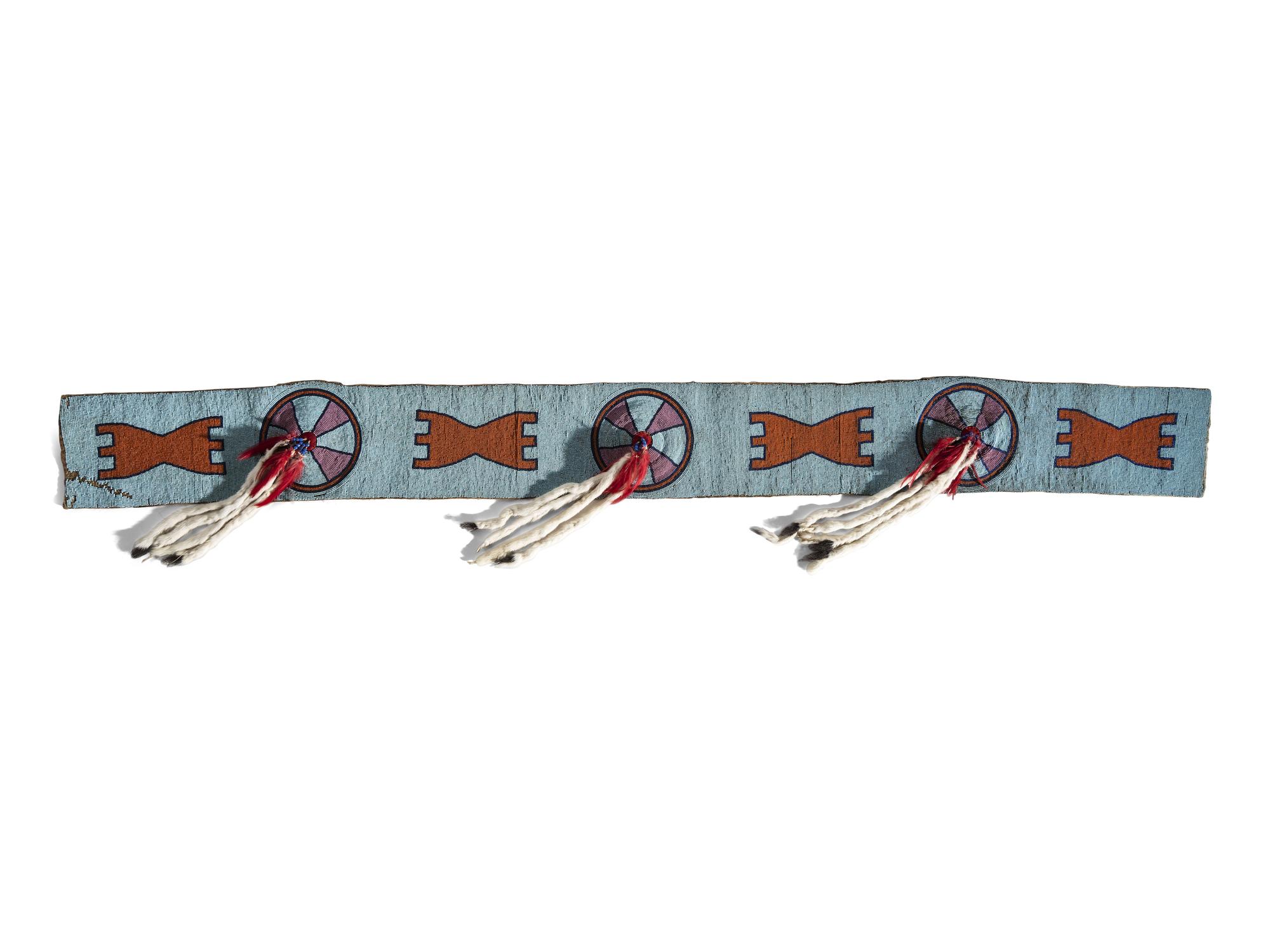 Blackfeet Beaded Blanket Strip