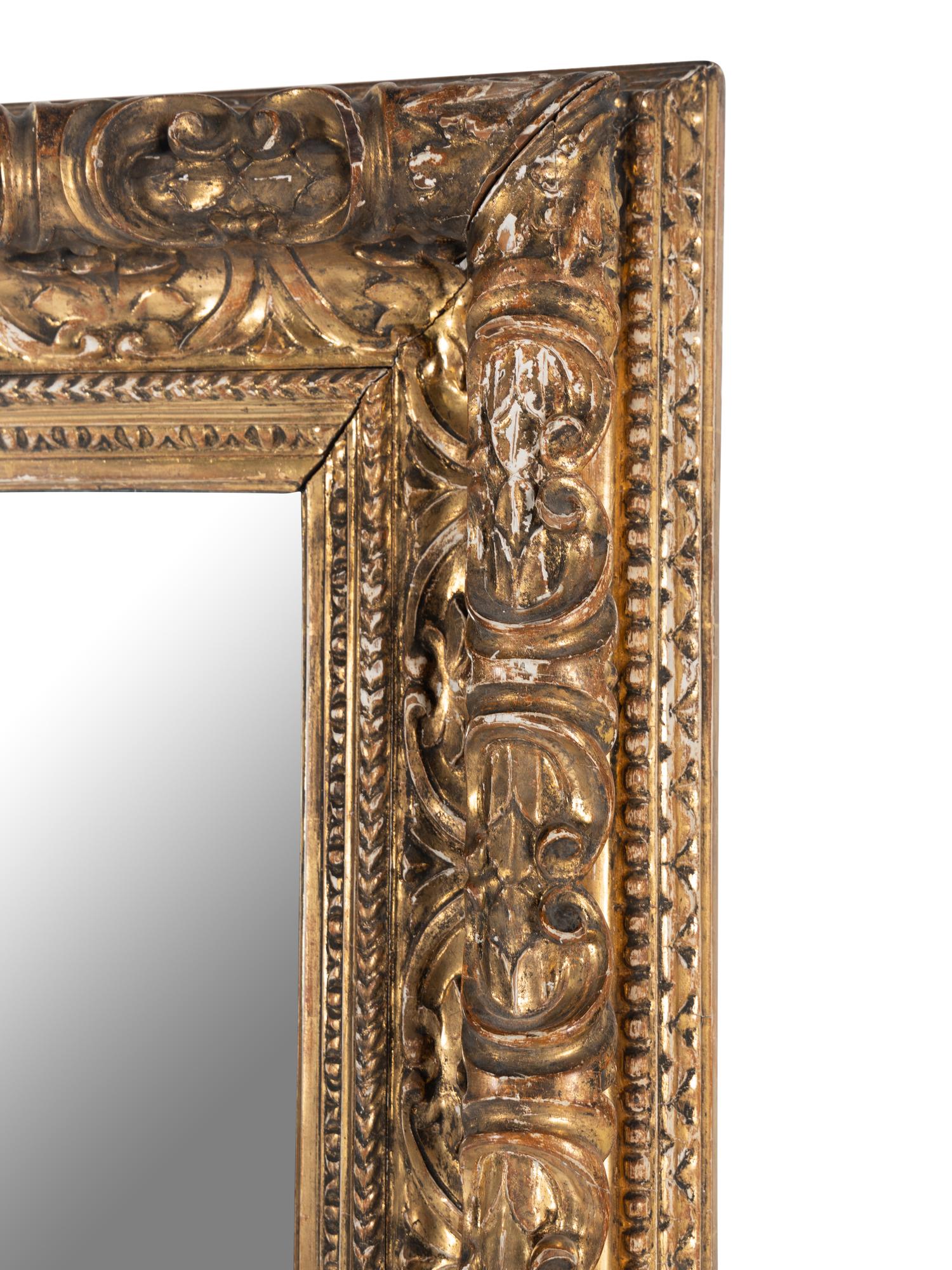 A Continental Giltwood Mirror