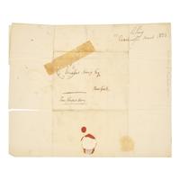[Americana] King, Rufus. Autograph letter, signed