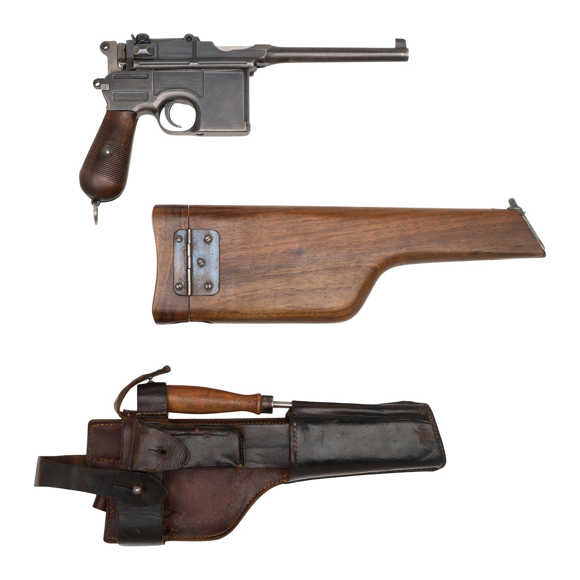 **Commercial Mauser C96 Pistol with Holster/Shoulder Stock