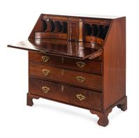 A George II Mahogany Slant-Front Bureau
