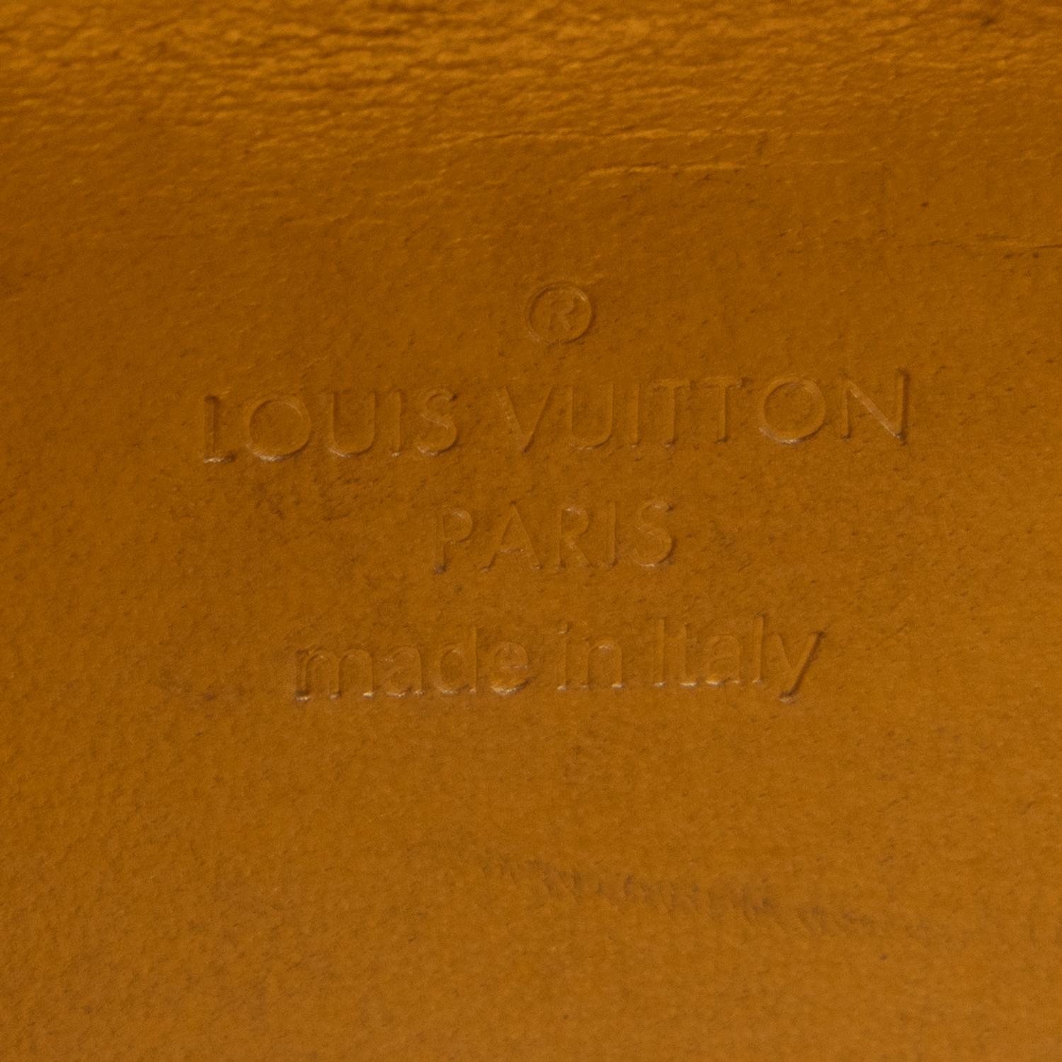 Louis Vuitton, Minaudiere Tresor Leather Clutch