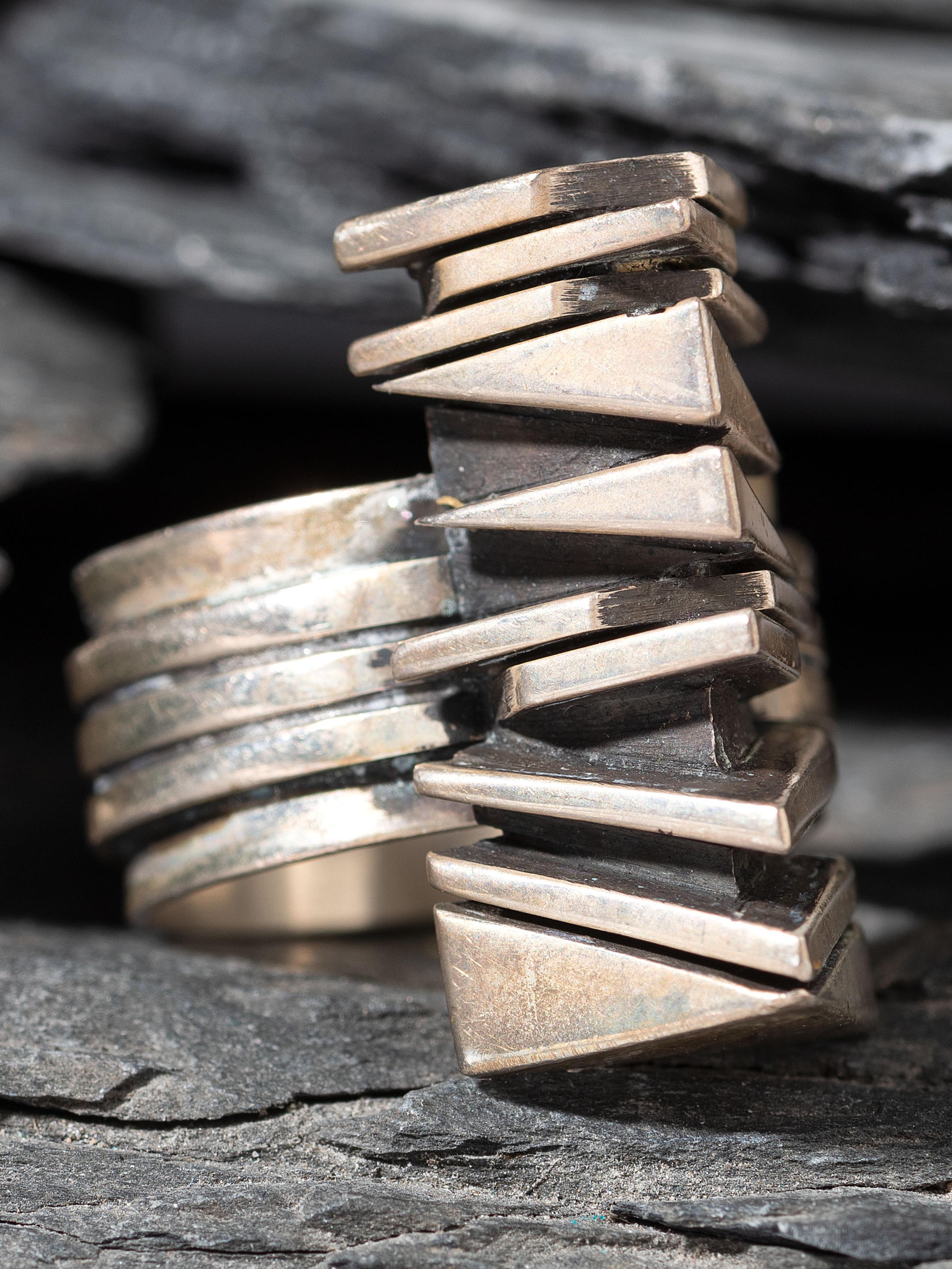 Sterling Silver Abstract Ring