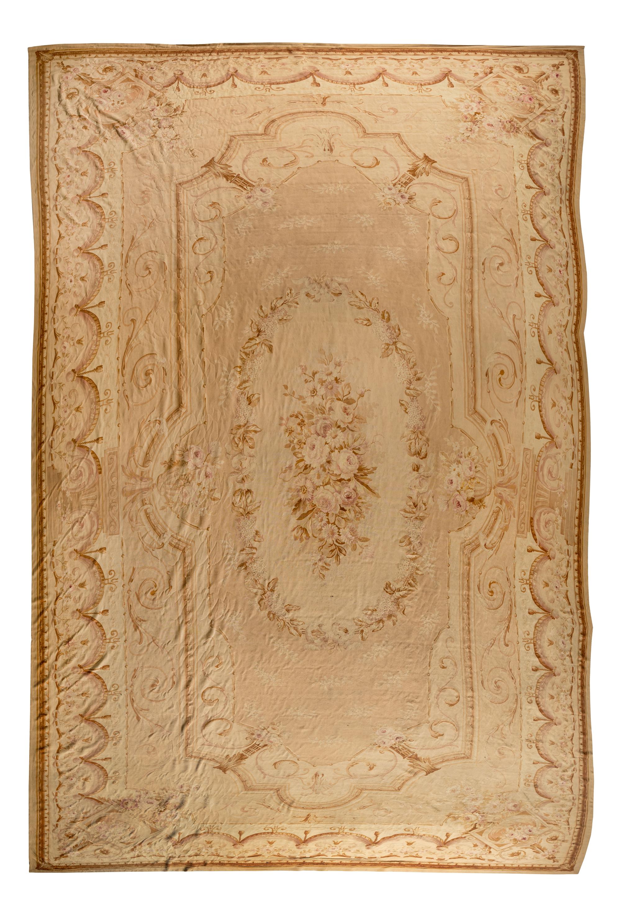 An Aubusson Style Rug