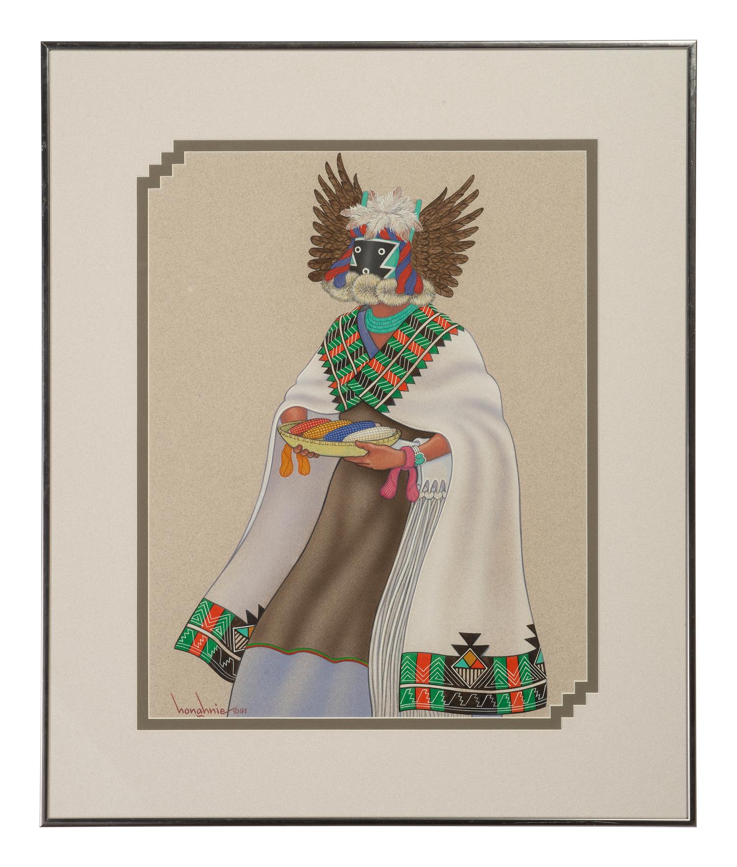 Crow Mother Kachina Spirit (Corn of Four Directions)