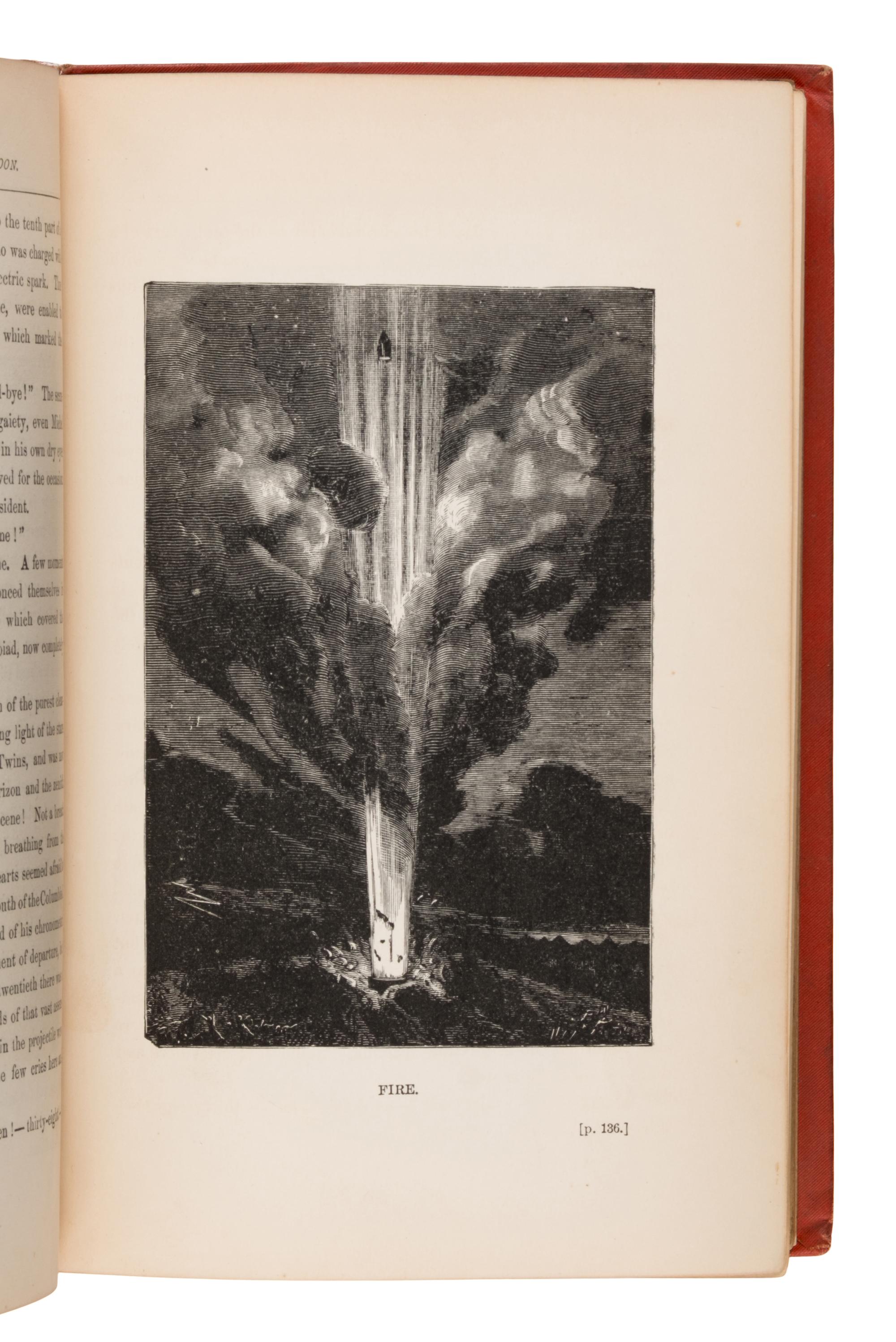 Verne, Jules (1828-1905). From the Earth to the Moon Direct in Ninety-Seven Hours and Twenty Minutes: and a Trip Round It . New York: Scribner, Armstrong & Company, 1874.