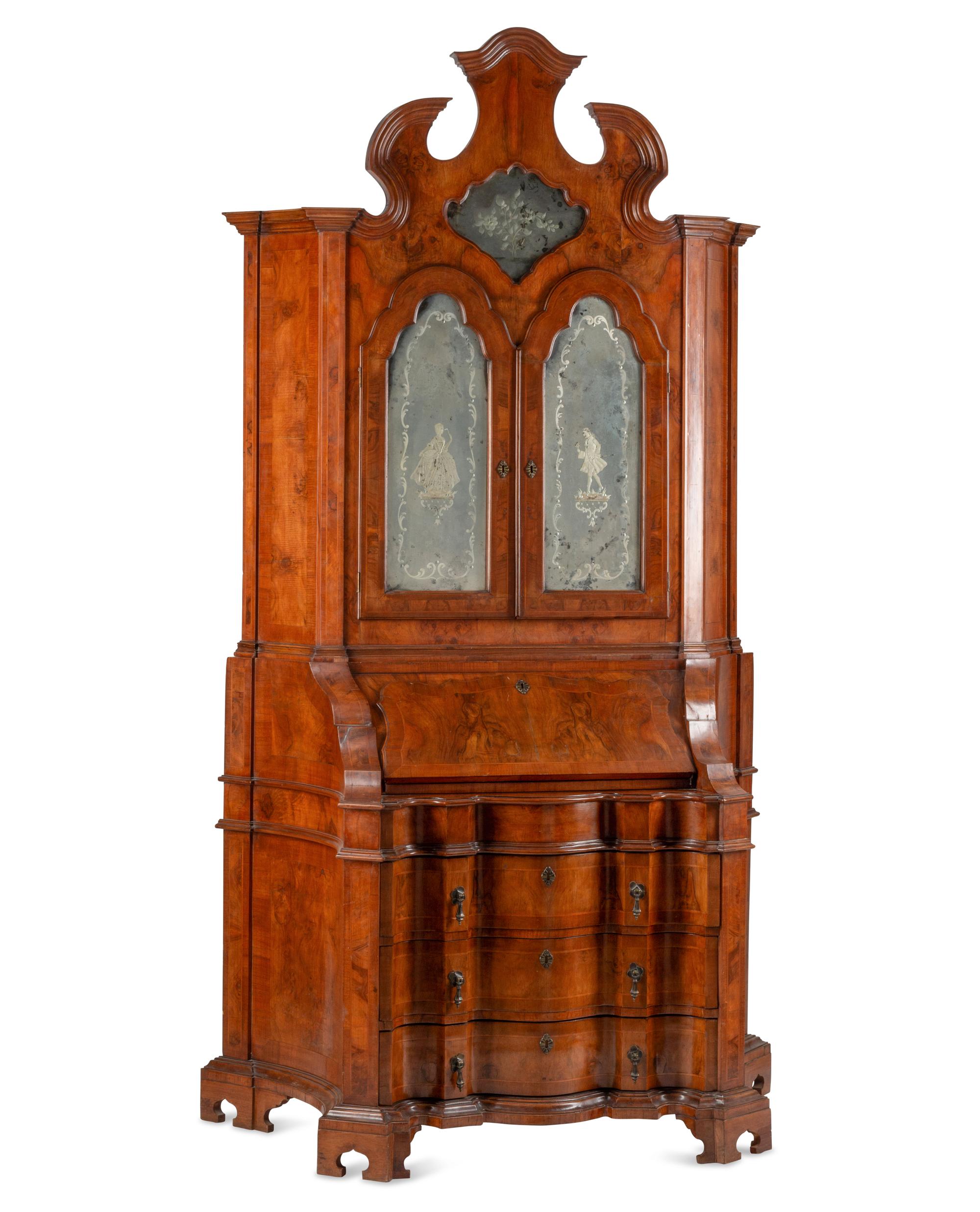 An Italian Renaissance Revival Bureau Cabinet