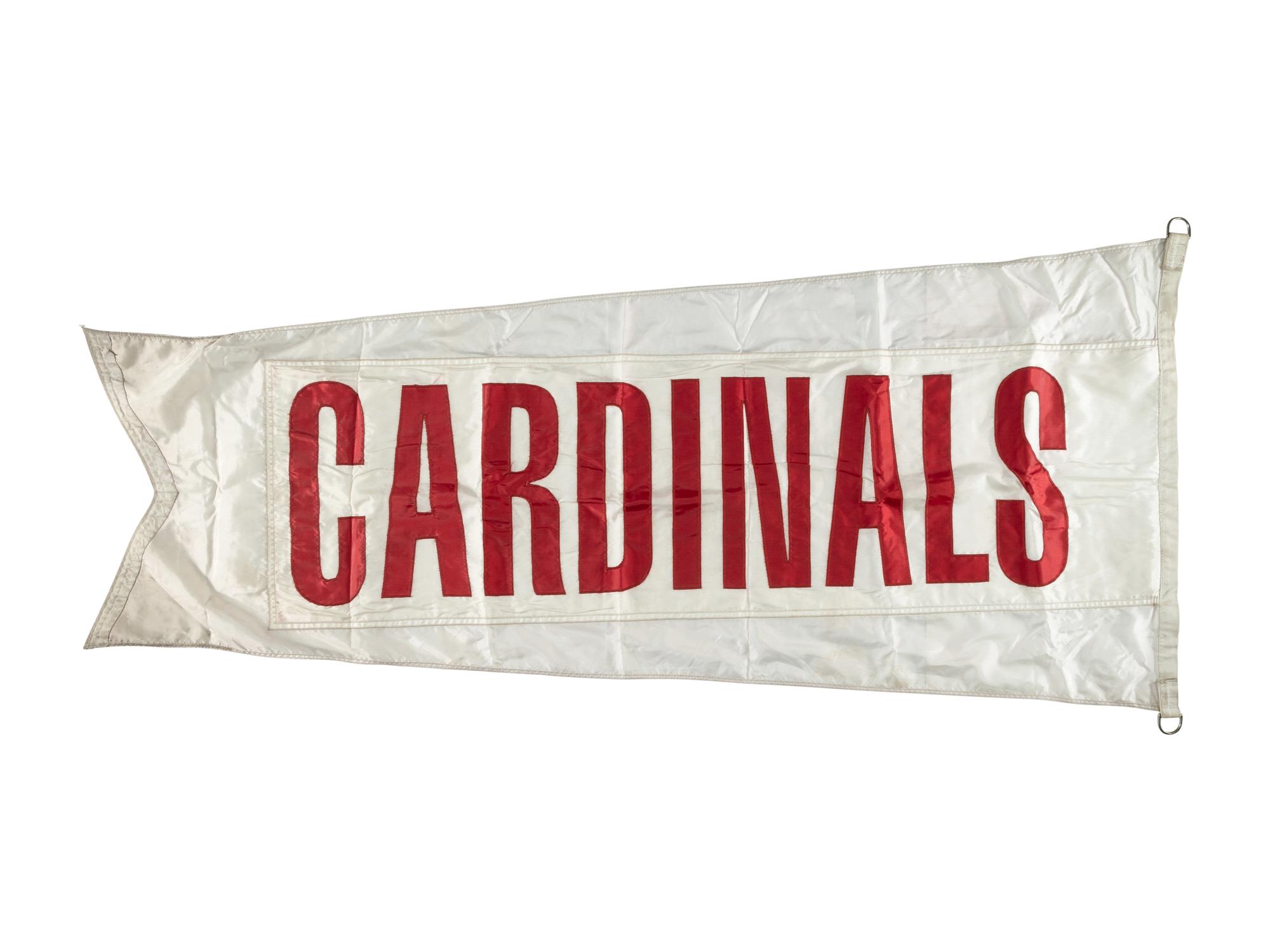 A St. Louis Cardinals Pennant / Flag Flown at Wrigley Field