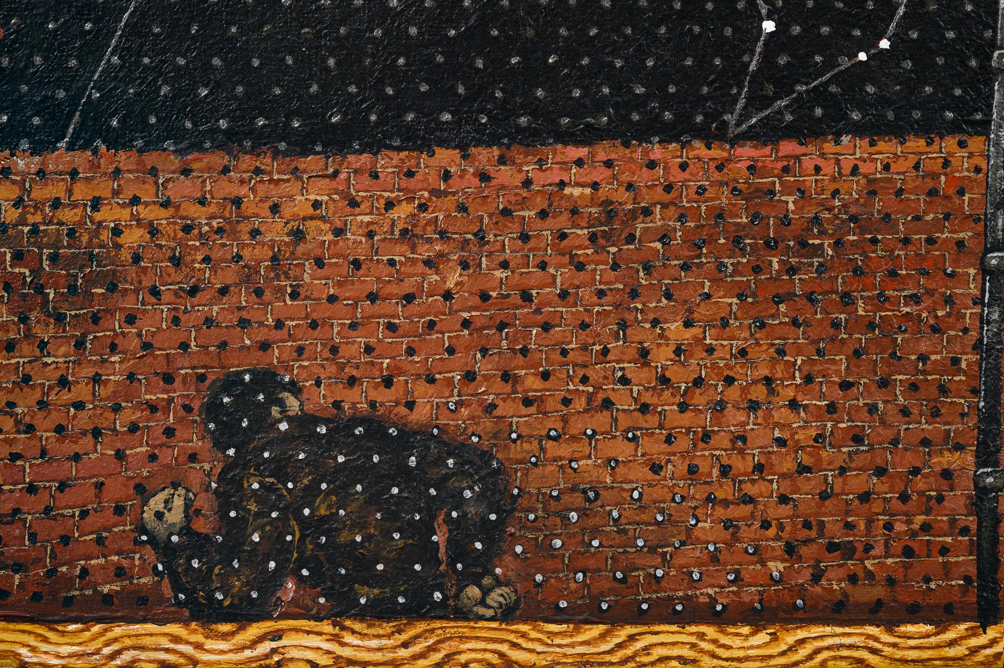 Martin Wong (American, 1946-1999) Persuit (El Que Gane Pierde - He Who Wins Looses), 1984