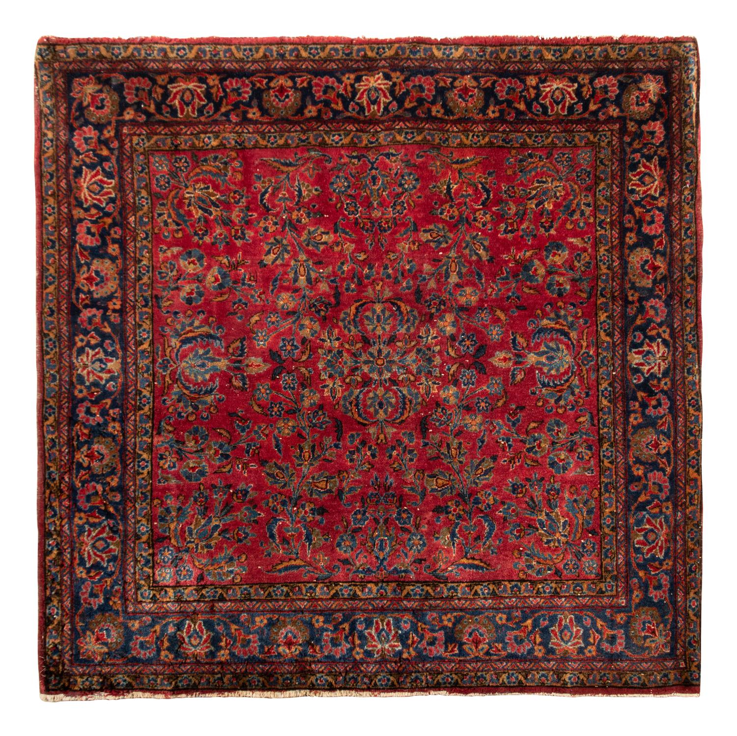 A Kashan Wool Rug