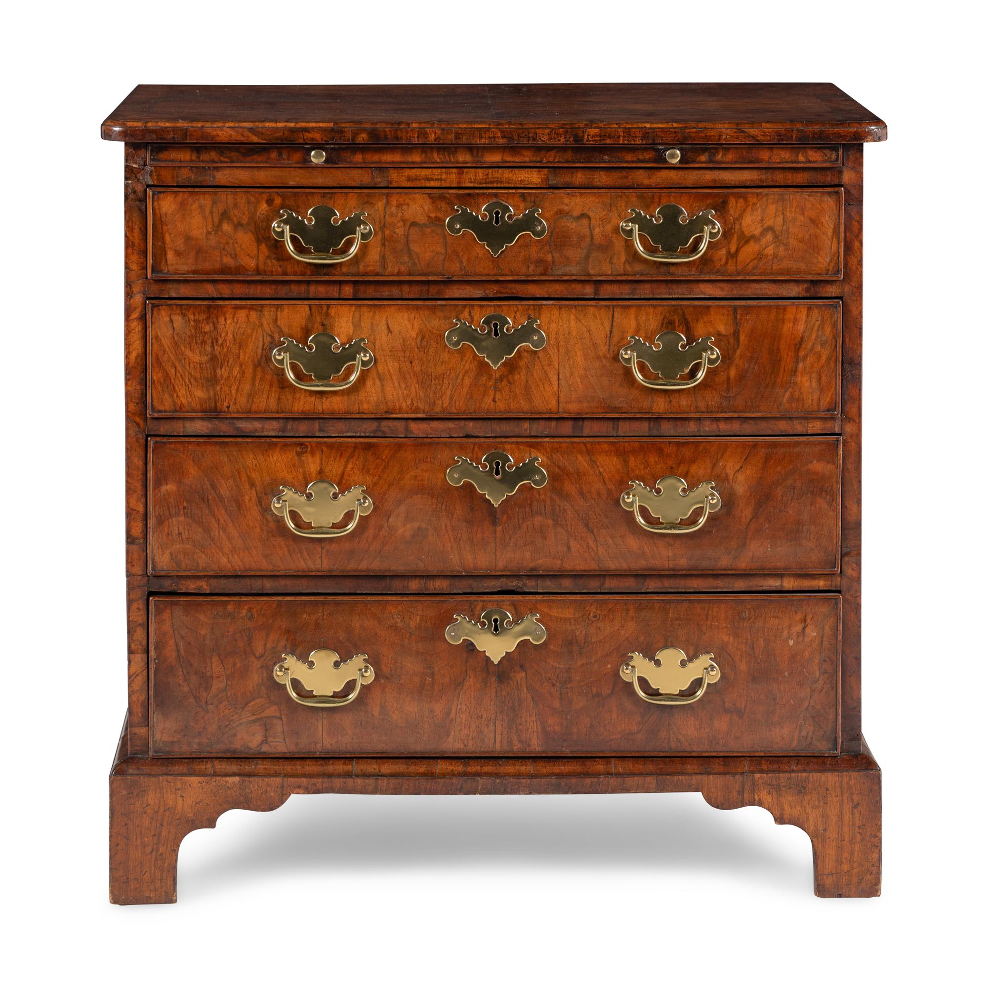 A George II Walnut Bachelor's Chest