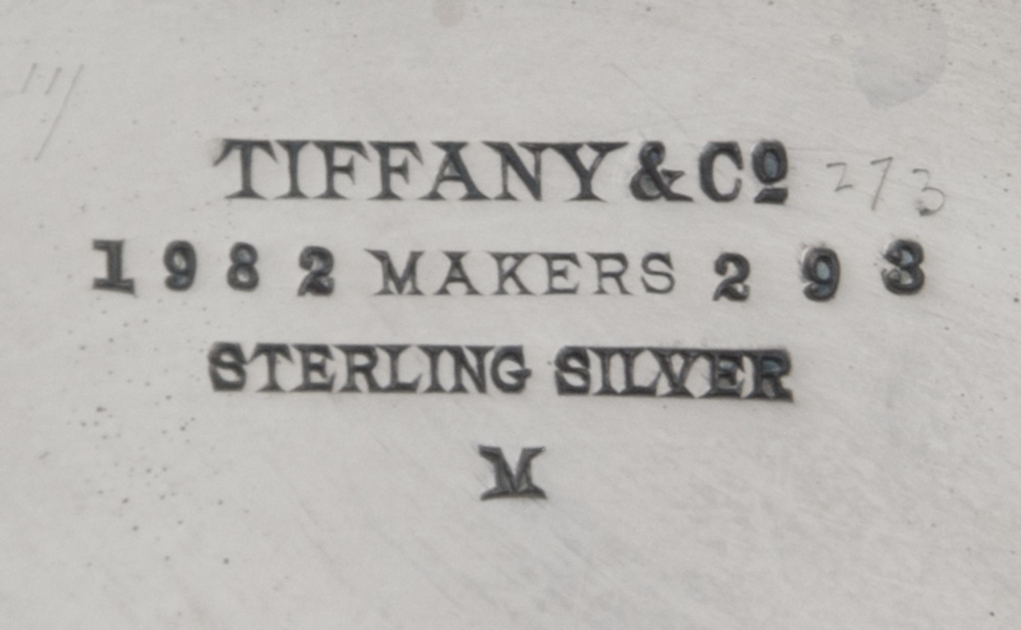 An American Silver Five-Piece Tea and Coffee Service, Tiffany & Co., New York, NY, 1870, each with a continuous laurel band along the b