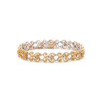 BICOLOR GOLD AND DIAMOND BRACELET
