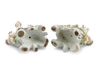 A Pair of Chelsea Porcelain Figural Groups