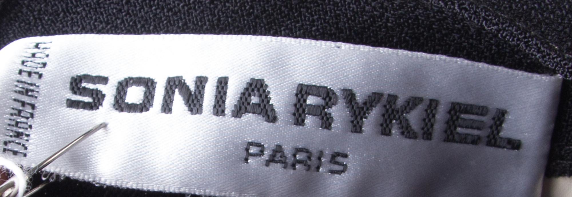 A Sonia Rykiel Black Dress, Size 42.