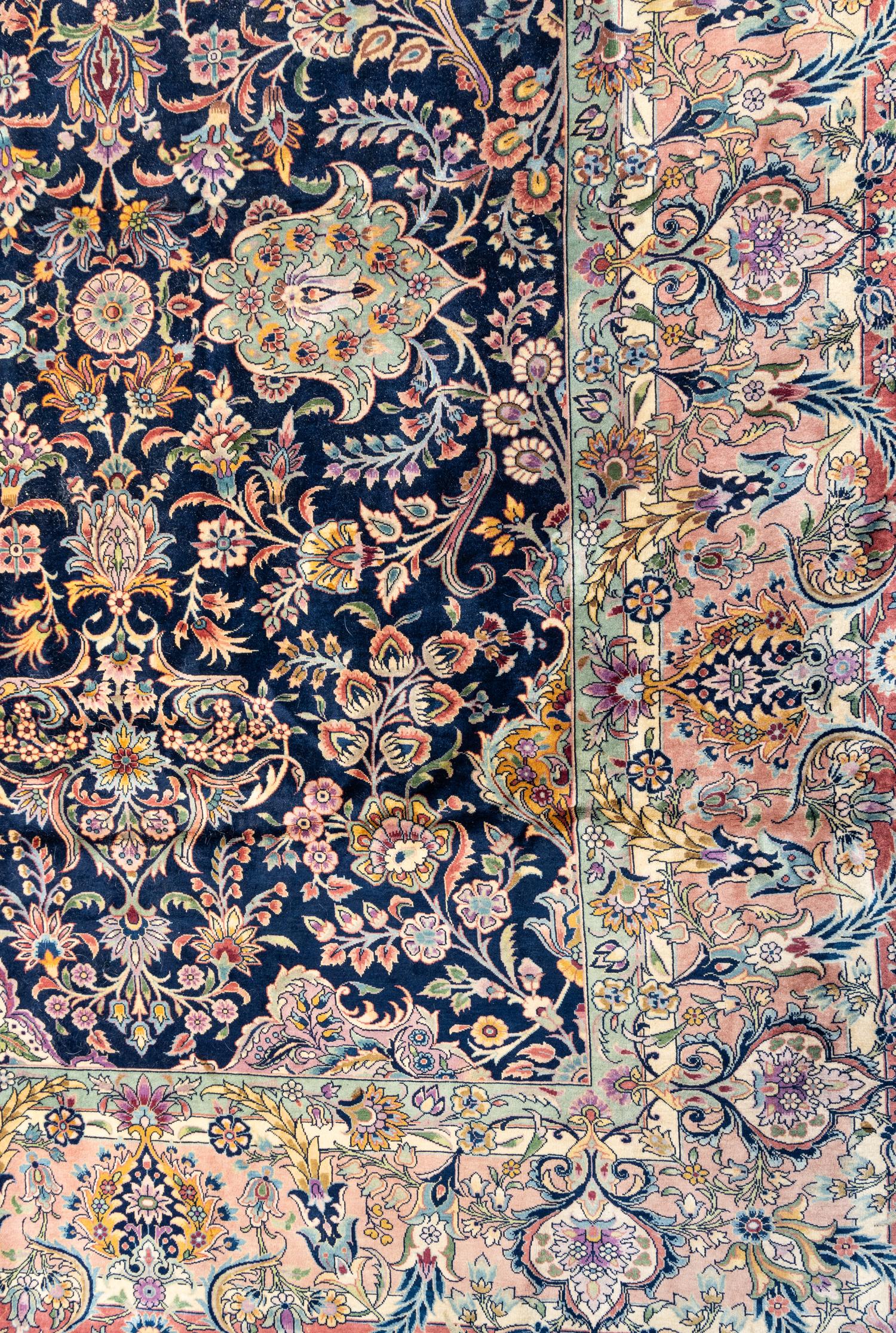 A Kirman Wool Rug