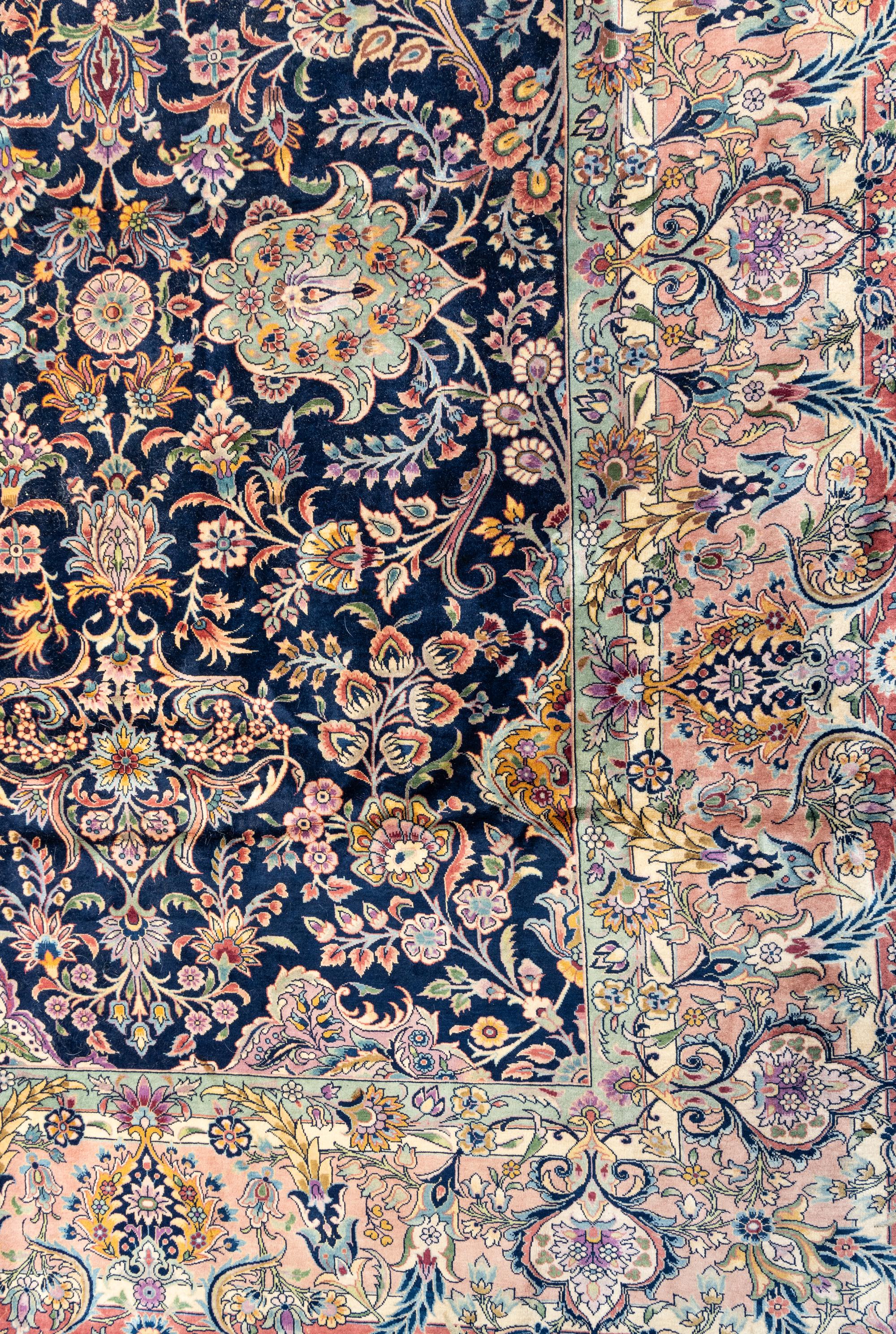 A Kirman Wool Rug