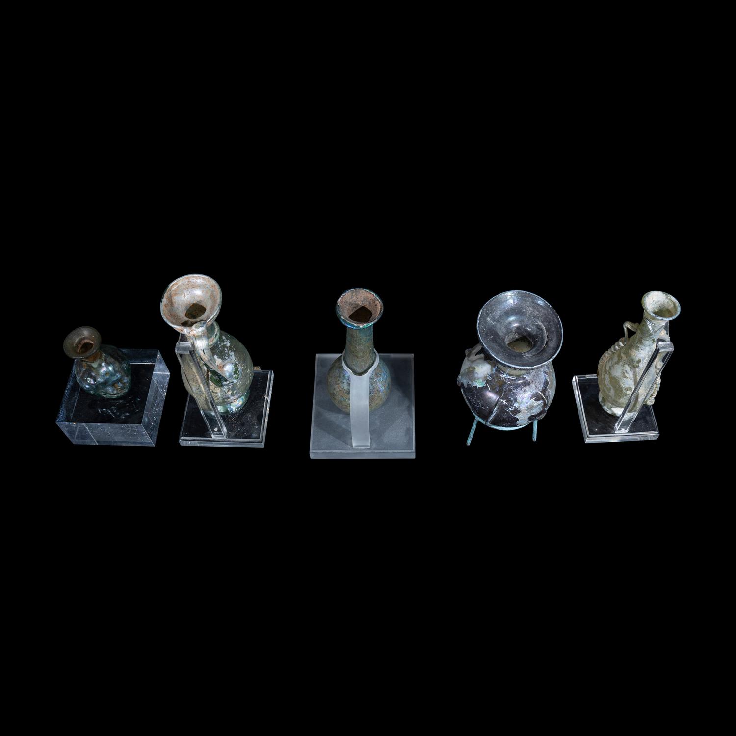 Five Roman Glass Vessels