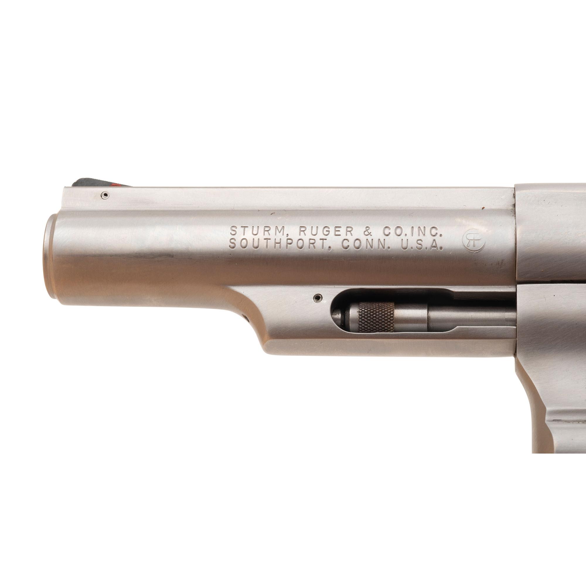 *Ruger Stainless Police Service Six Revolver with Pachmayr Grips