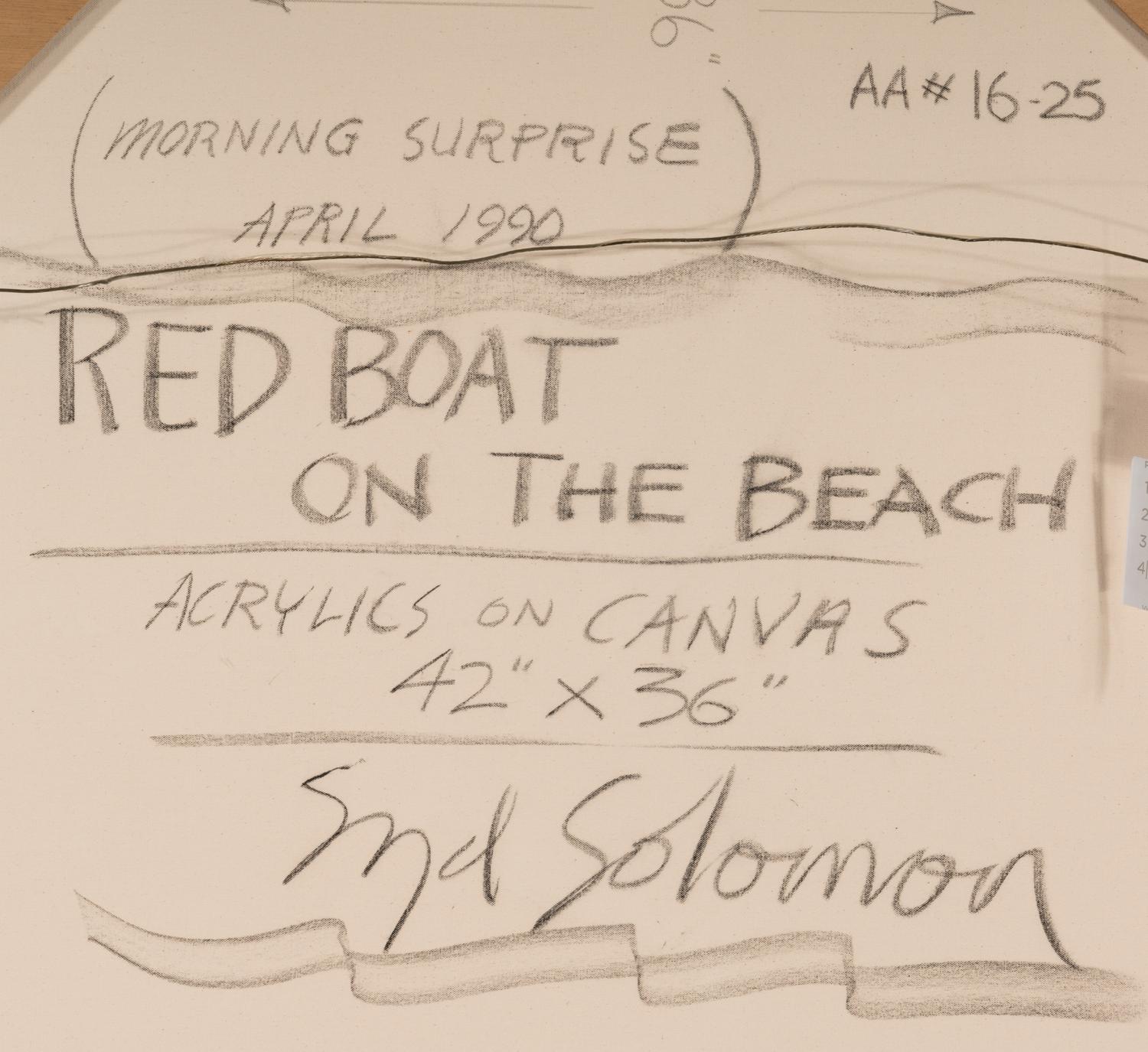 Red Boat On the Beach (Morning Surprise), 1990