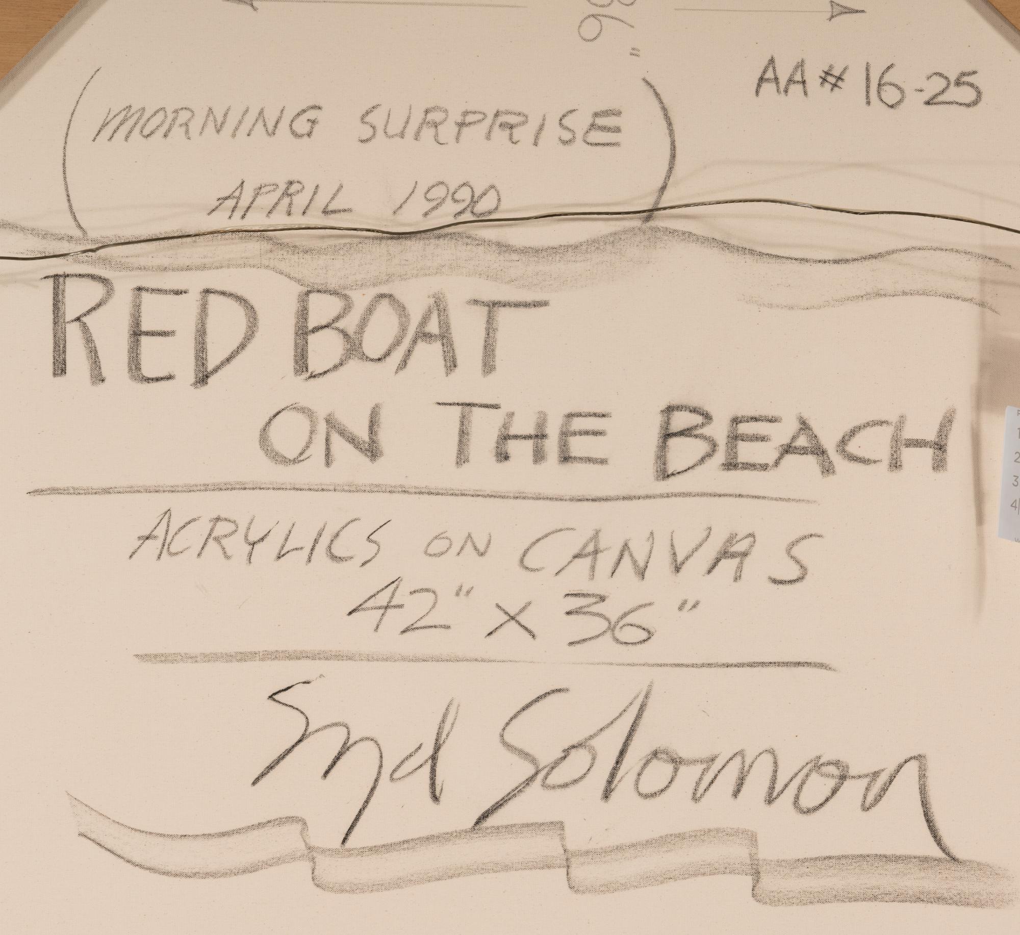 Red Boat On the Beach (Morning Surprise), 1990