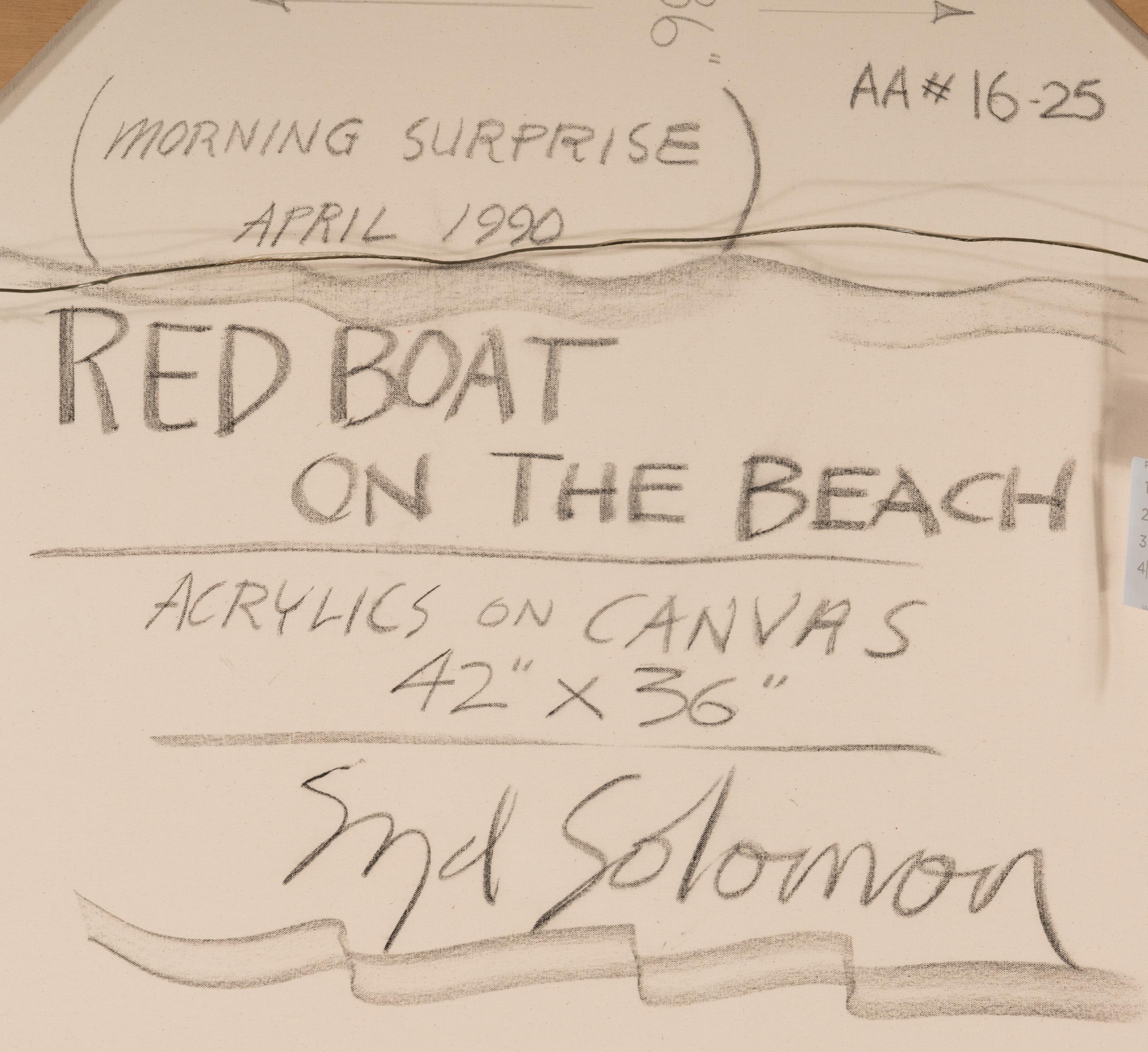 Red Boat On the Beach (Morning Surprise), 1990