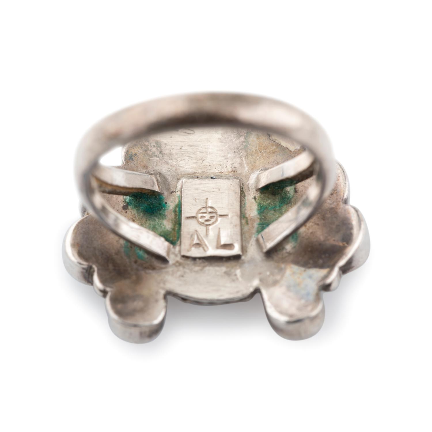 Zuni Silver and Mosaic Inlay Sunface Jewelry