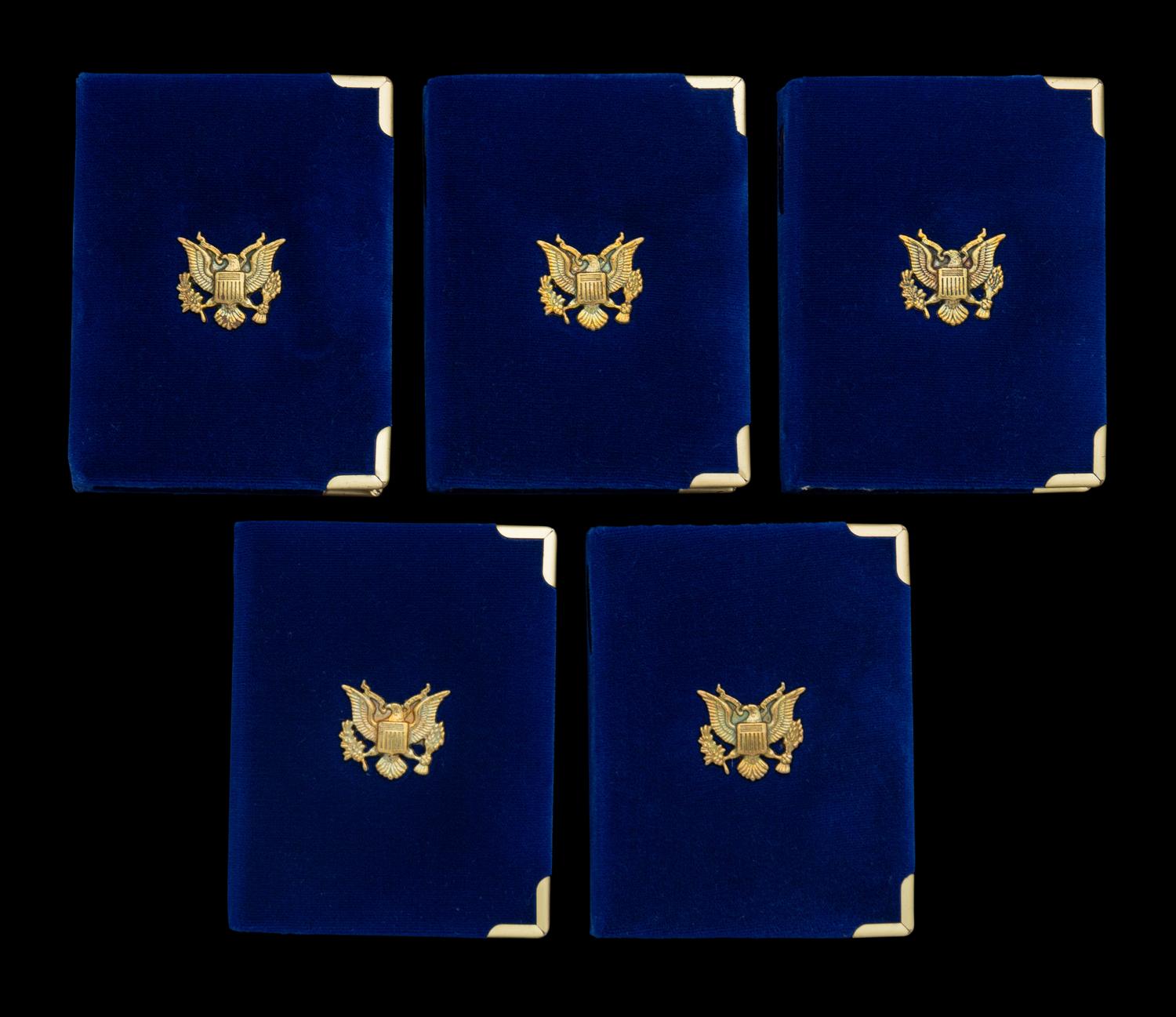 A Group of Five 1986 Gold Eagle 1 Oz. Gold Proofs