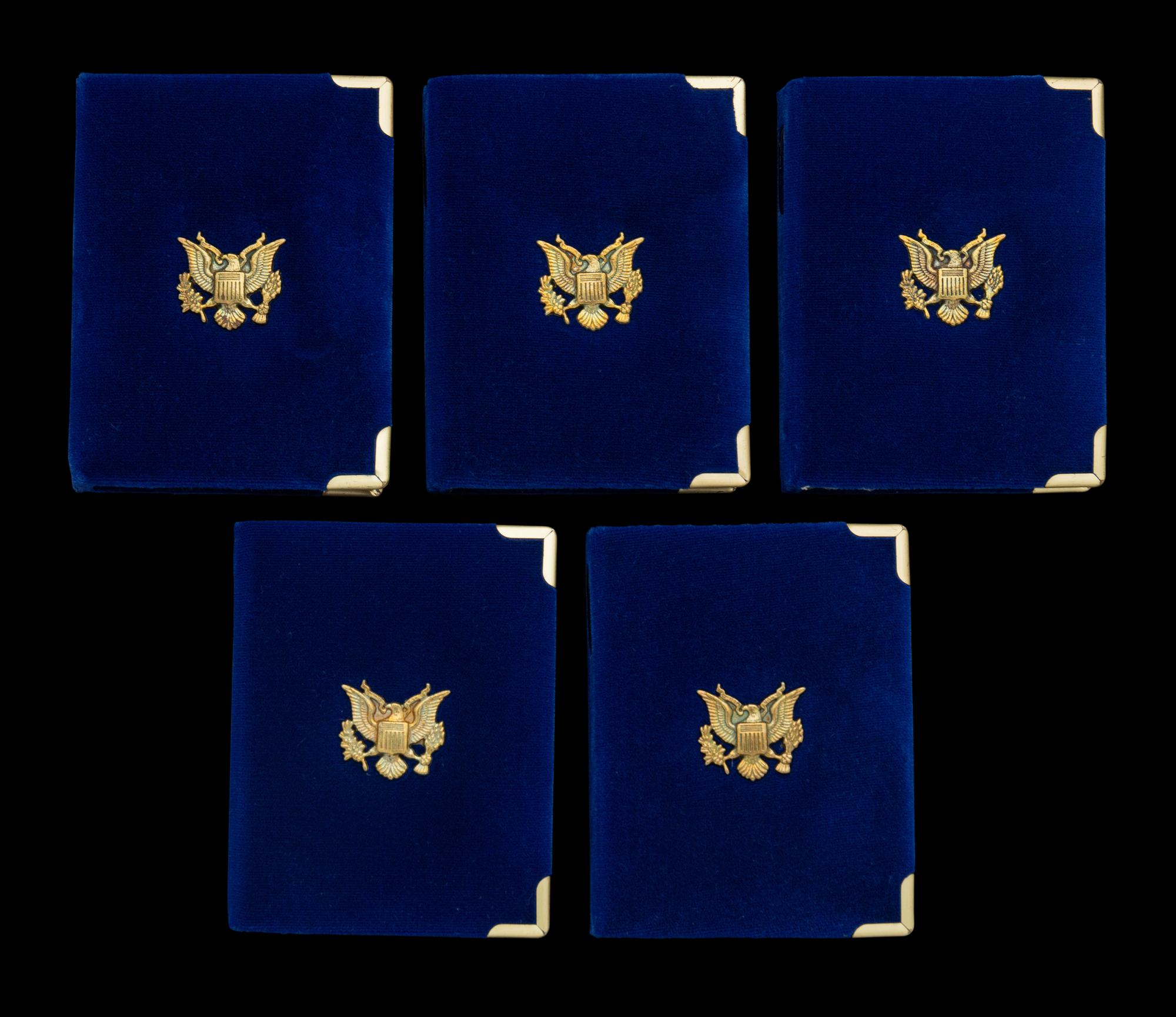 A Group of Five 1986 Gold Eagle 1 Oz. Gold Proofs