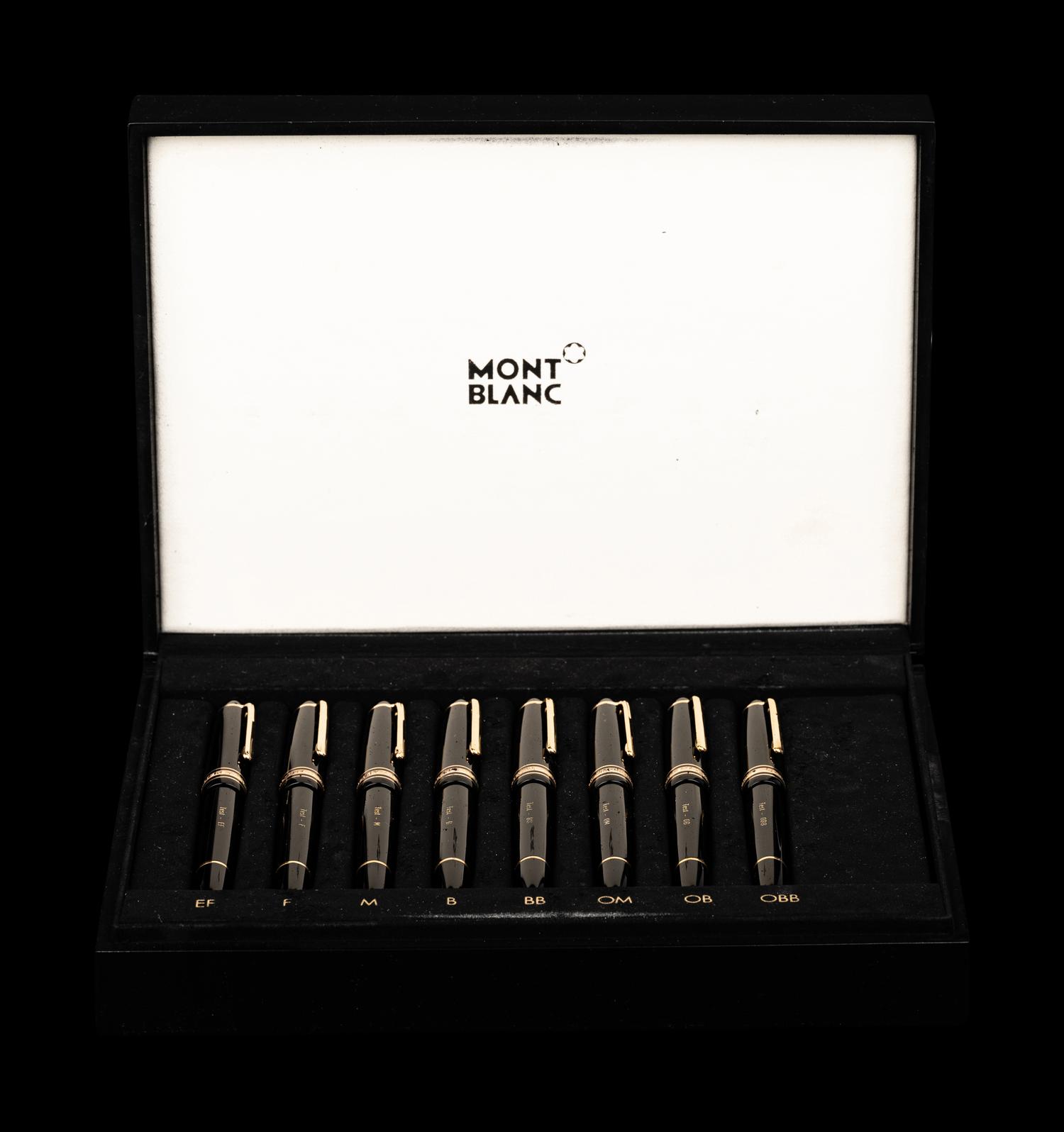 Montblanc: 8 Meisterstuck Nib Selection Set Fountain Pens