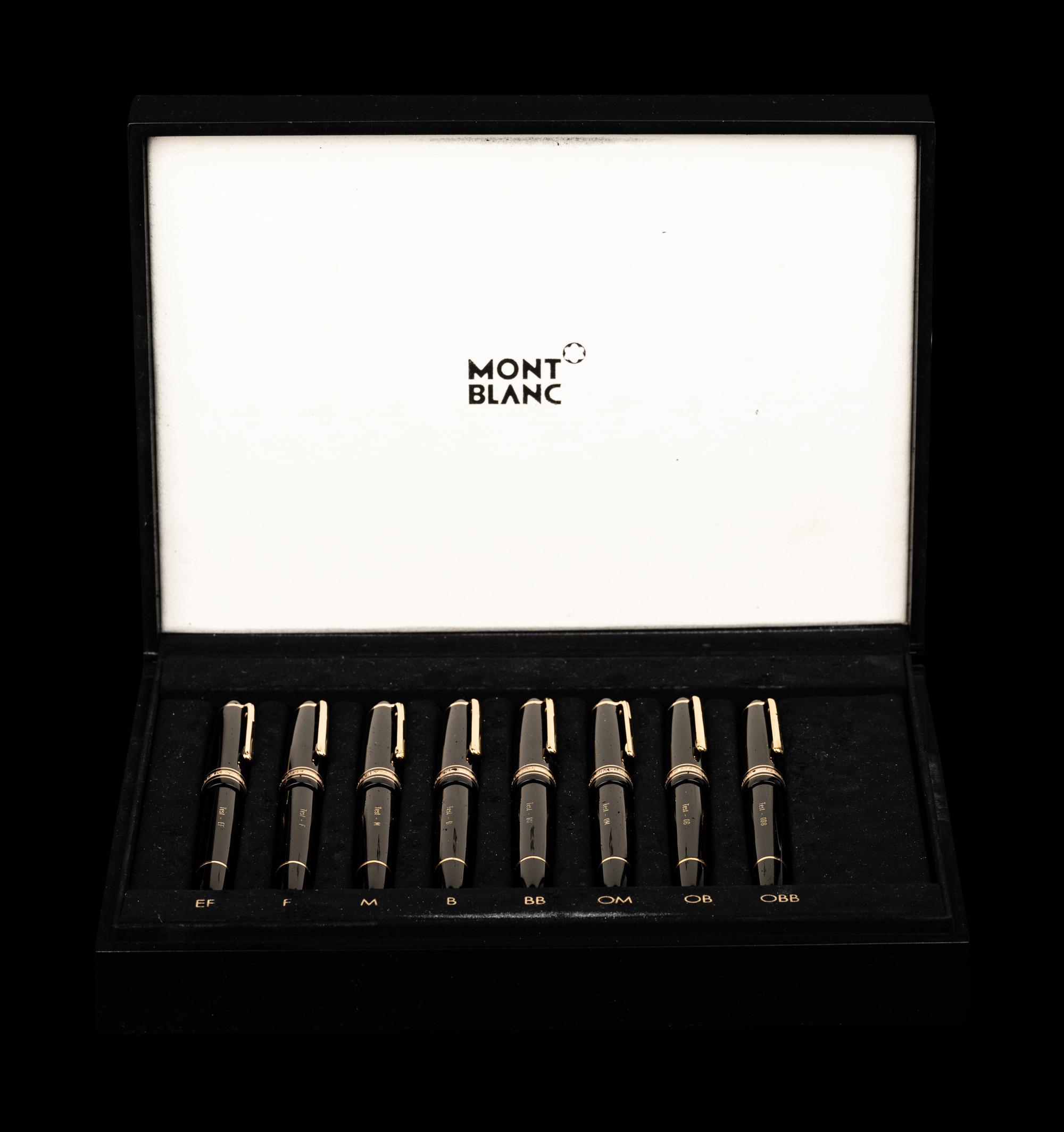 Montblanc: 8 Meisterstuck Nib Selection Set Fountain Pens