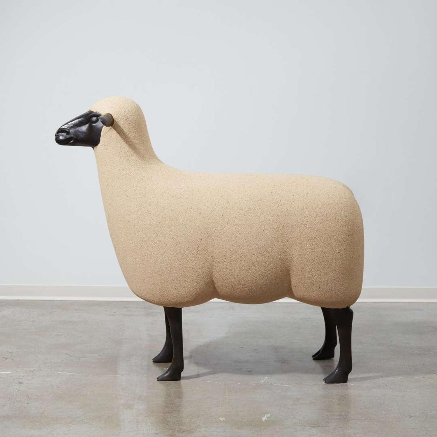 François-Xavier Lalanne (French, 1927-2008) Two Moutons de Pierre
