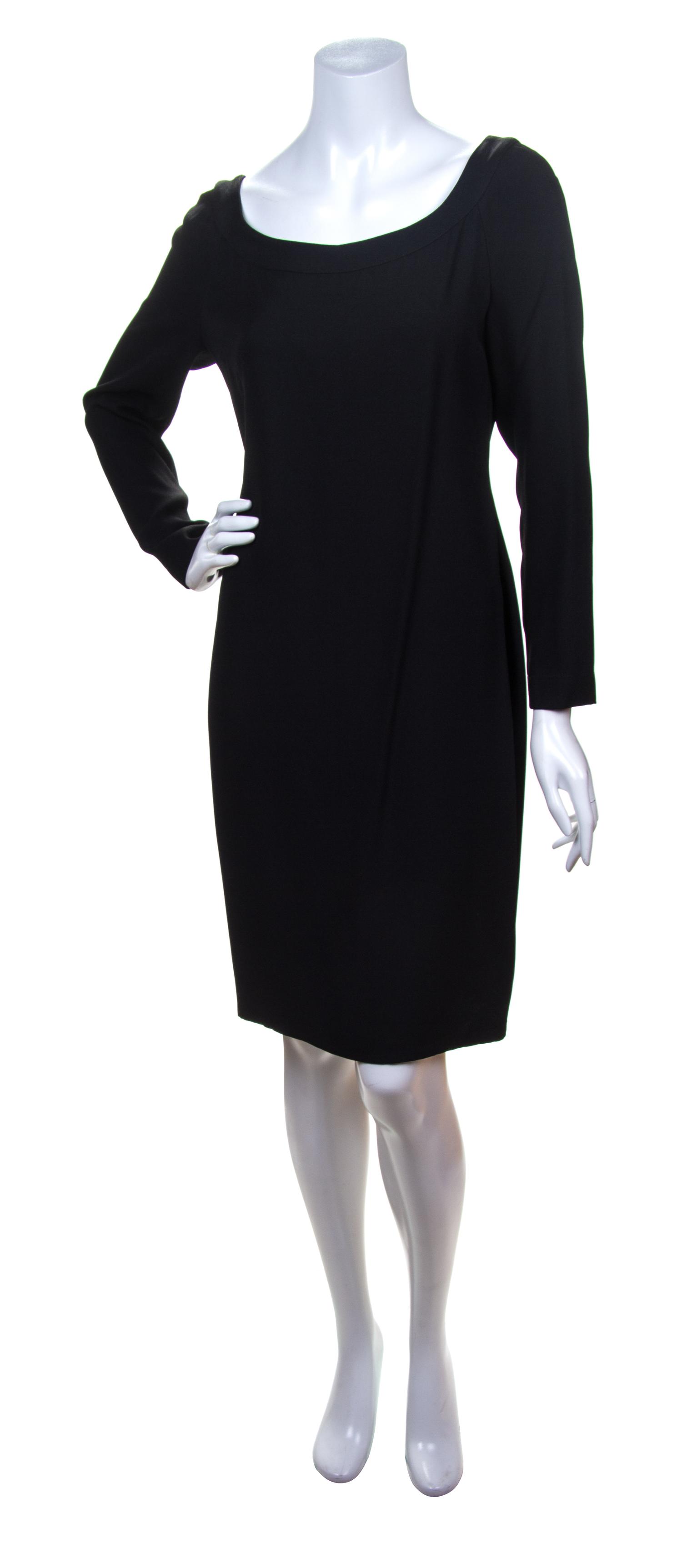 A Sonia Rykiel Black Dress, Size 42.