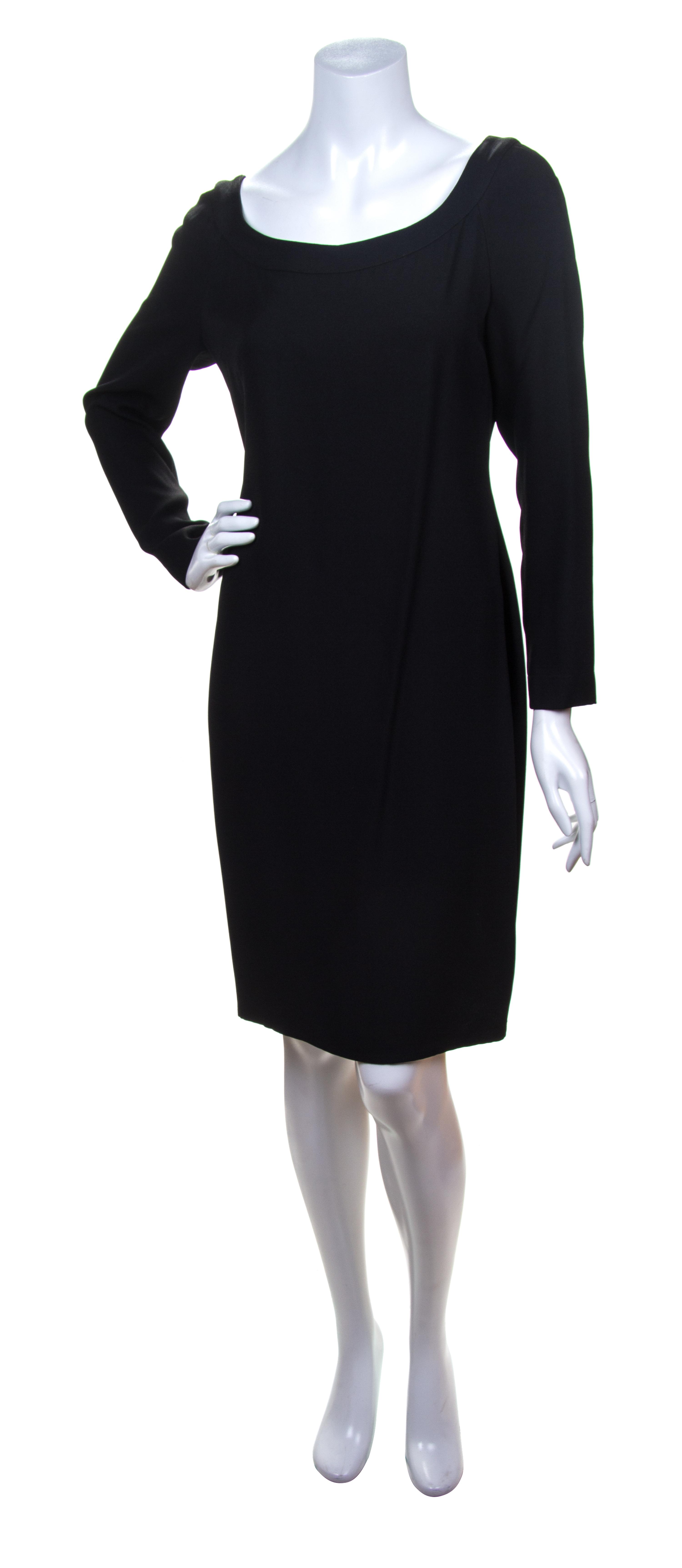 A Sonia Rykiel Black Dress, Size 42.