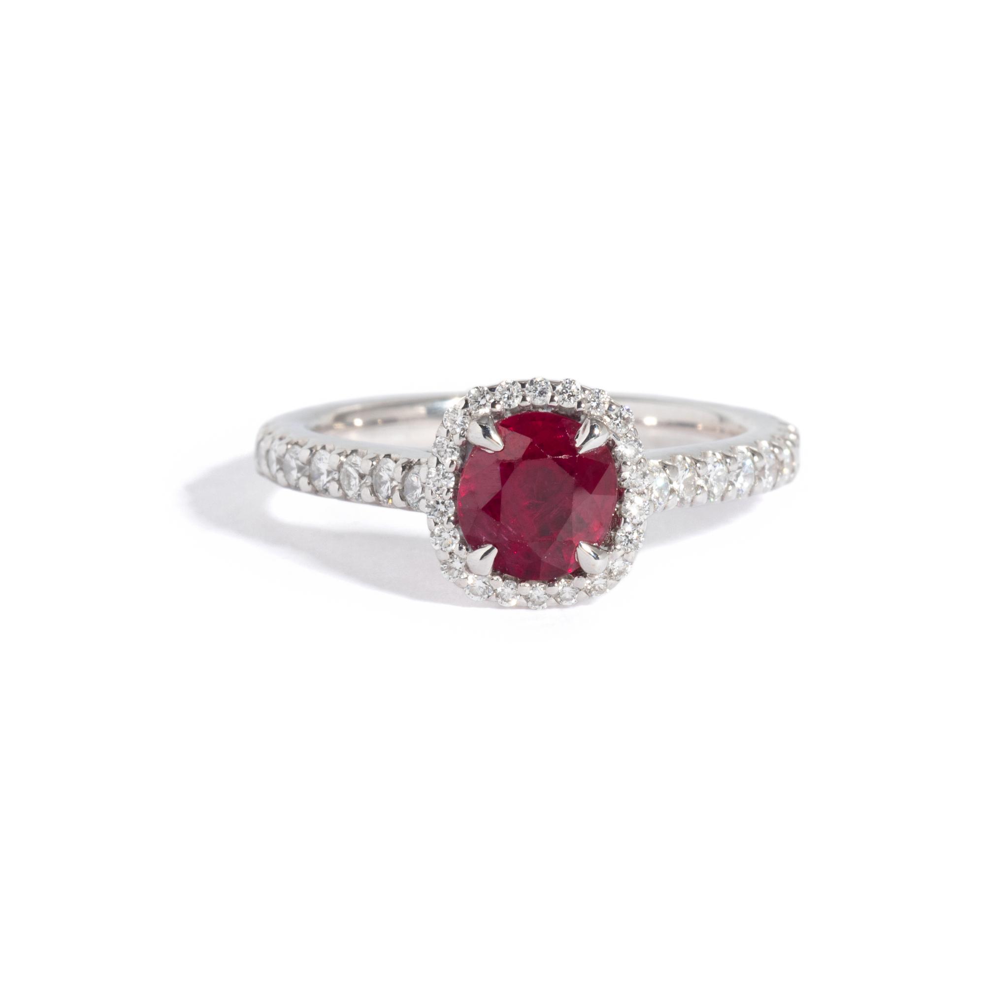 RUBY AND DIAMOND RING