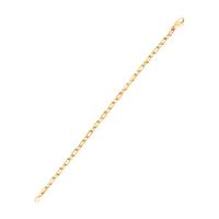 Yellow Gold Oval Link Bracelet