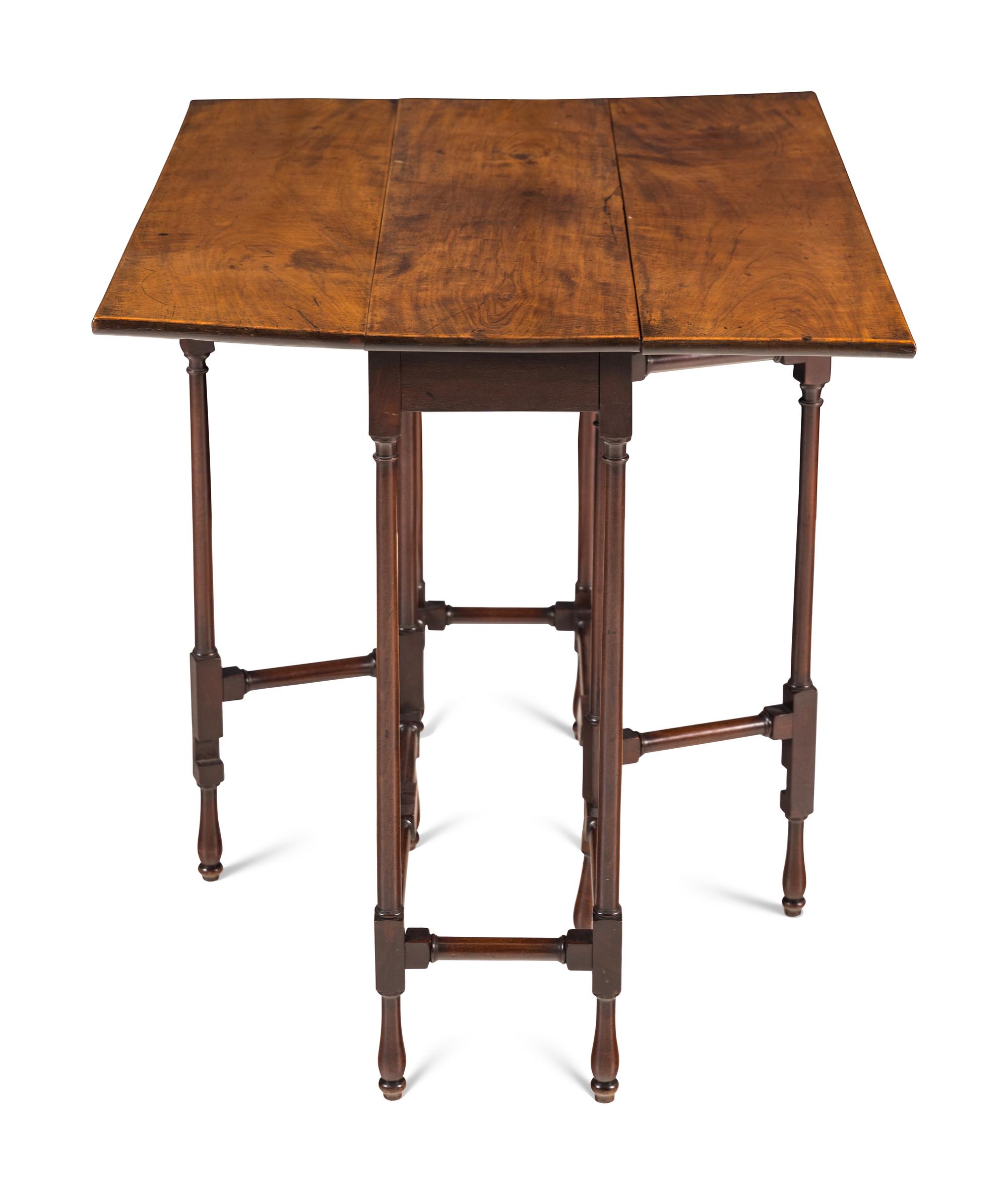 A George III Style Mahogany Drop-Leaf Table